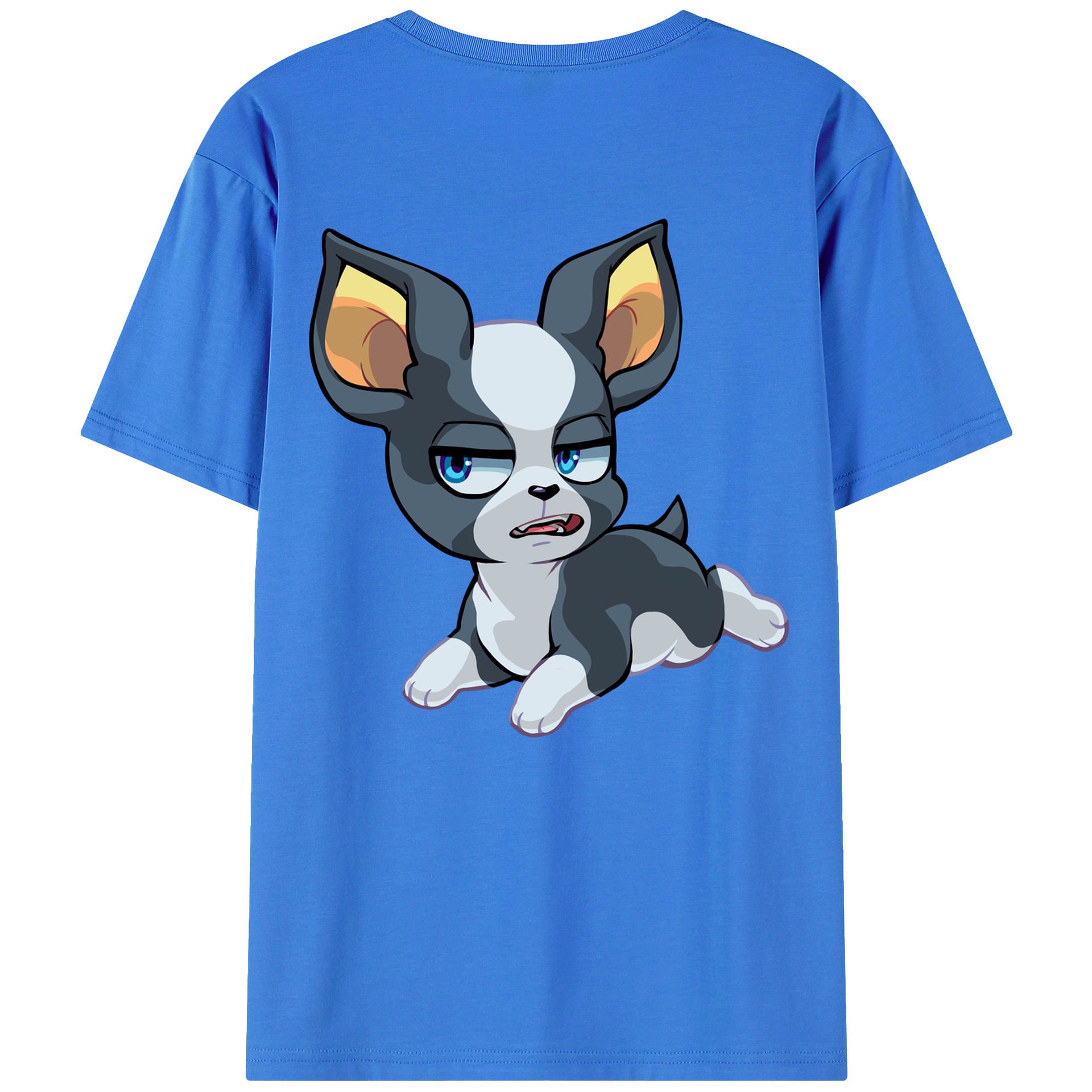 （画像用） ジョジョの奇妙な冒険 イギー JoJo's Bizarre Adventure Iggy 綿100％半袖Tシャツ（背面プリント）