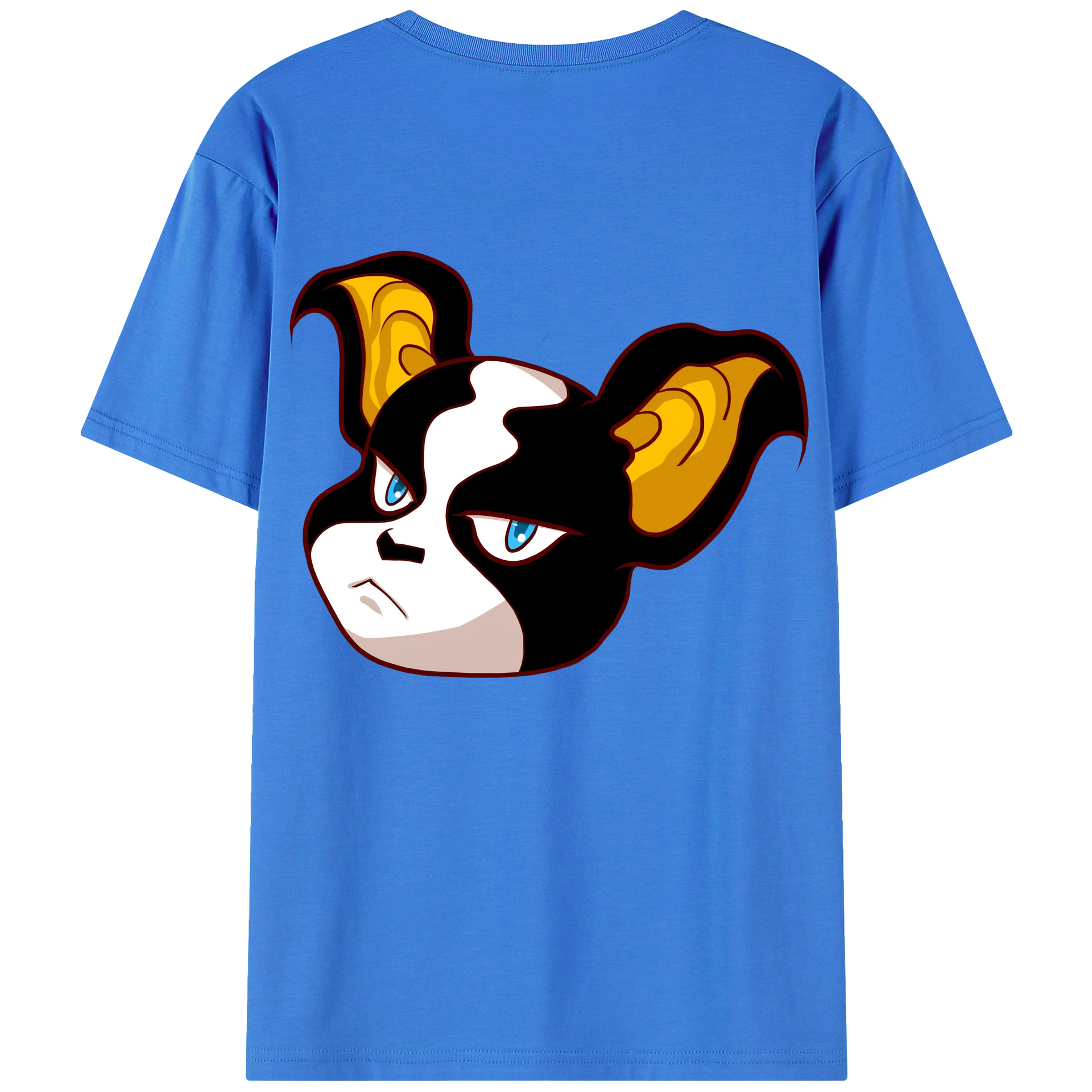 （画像用） ジョジョの奇妙な冒険 イギー JoJo's Bizarre Adventure Iggy 綿100％半袖Tシャツ（背面プリント）
