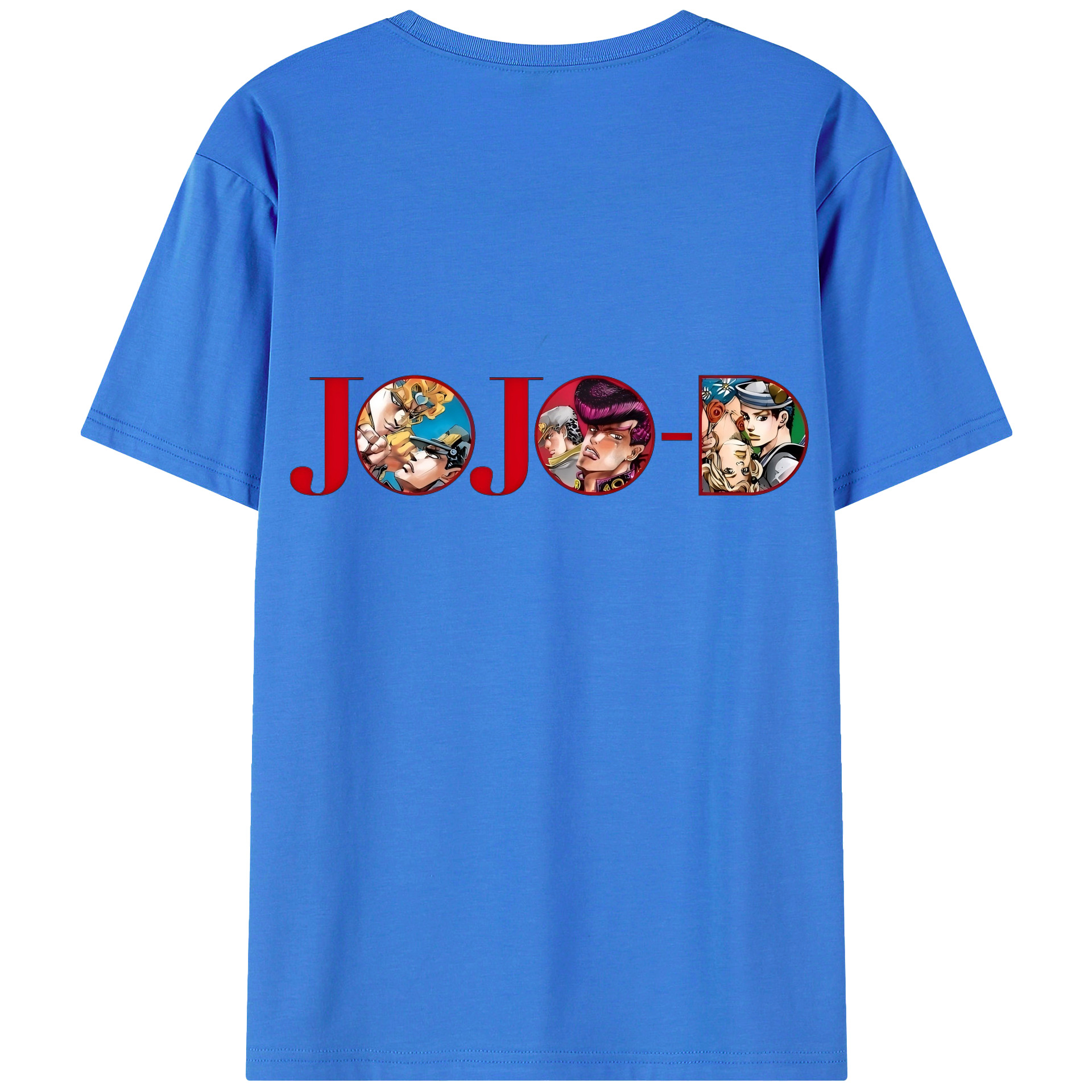 （画像用） ジョジョの奇妙な冒険 JoJo's Bizarre Adventure 綿100％半袖Tシャツ（背面プリント）