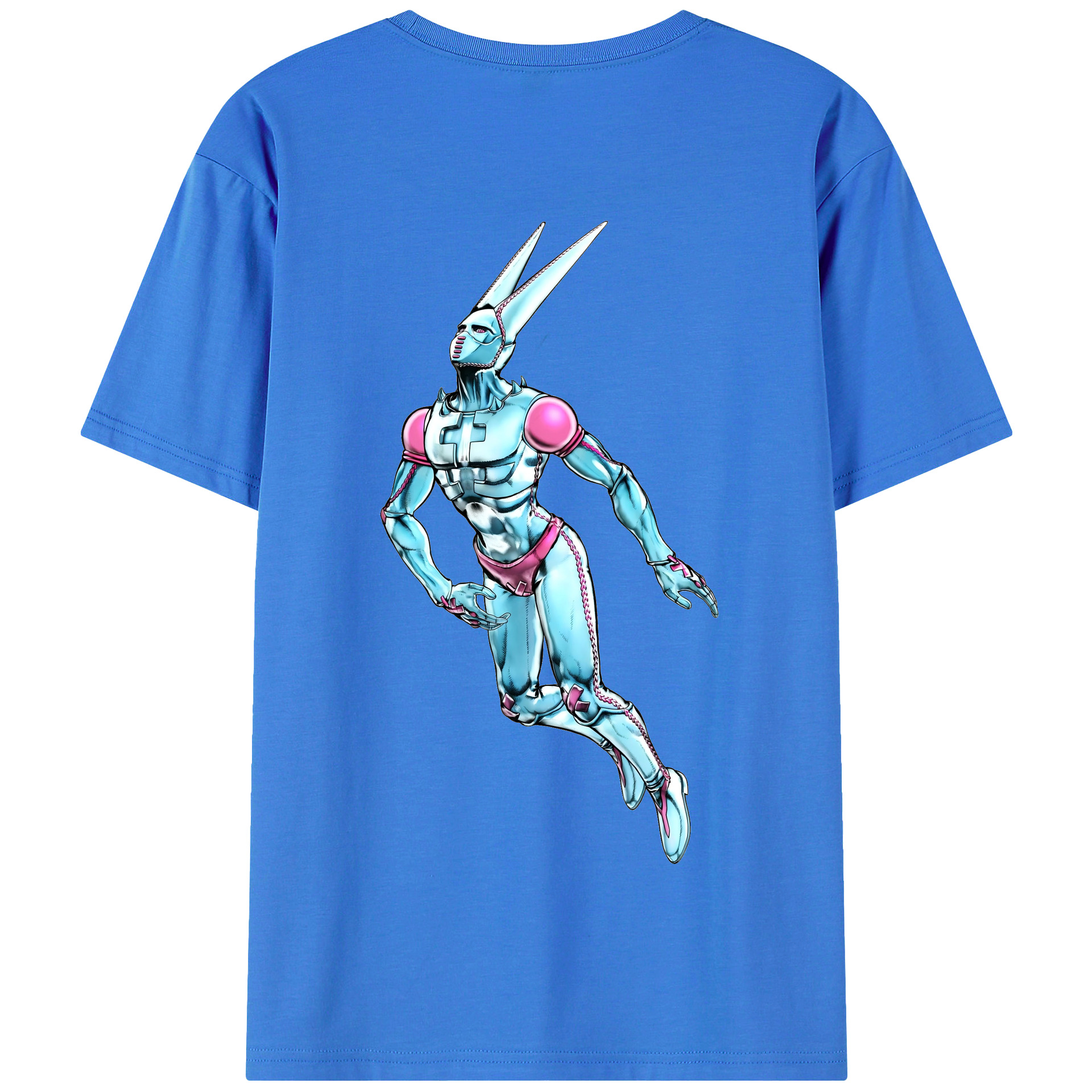 （画像用） ジョジョの奇妙な冒険 JoJo's Bizarre Adventure 綿100％半袖Tシャツ（背面プリント）