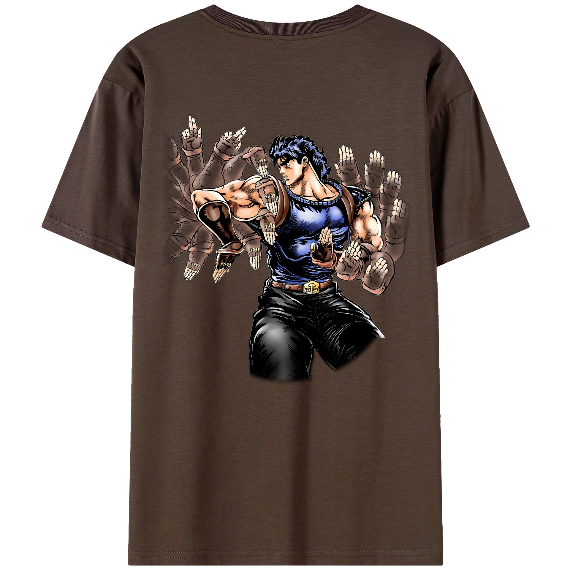 （画像用） ジョジョの奇妙な冒険 /ジョナサン?ジョースター JoJo's Bizarre Adventure Jonathan Joestar 綿100％半袖Tシャツ（背面プリント）