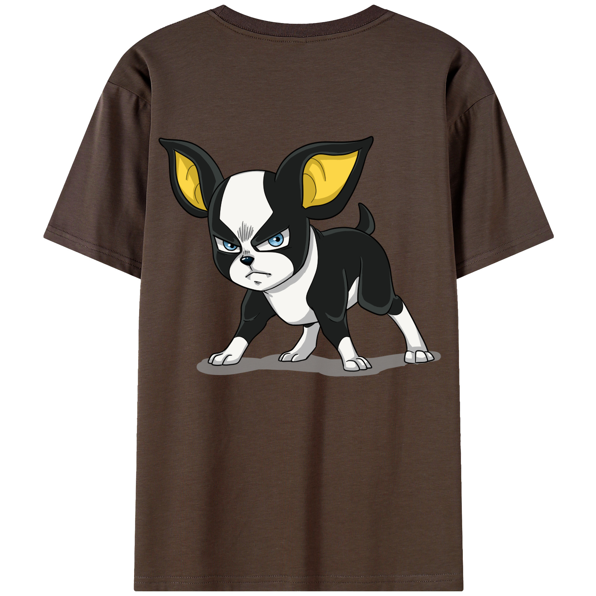 （画像用） ジョジョの奇妙な冒険 イギー JoJo's Bizarre Adventure Iggy 綿100％半袖Tシャツ（背面プリント）