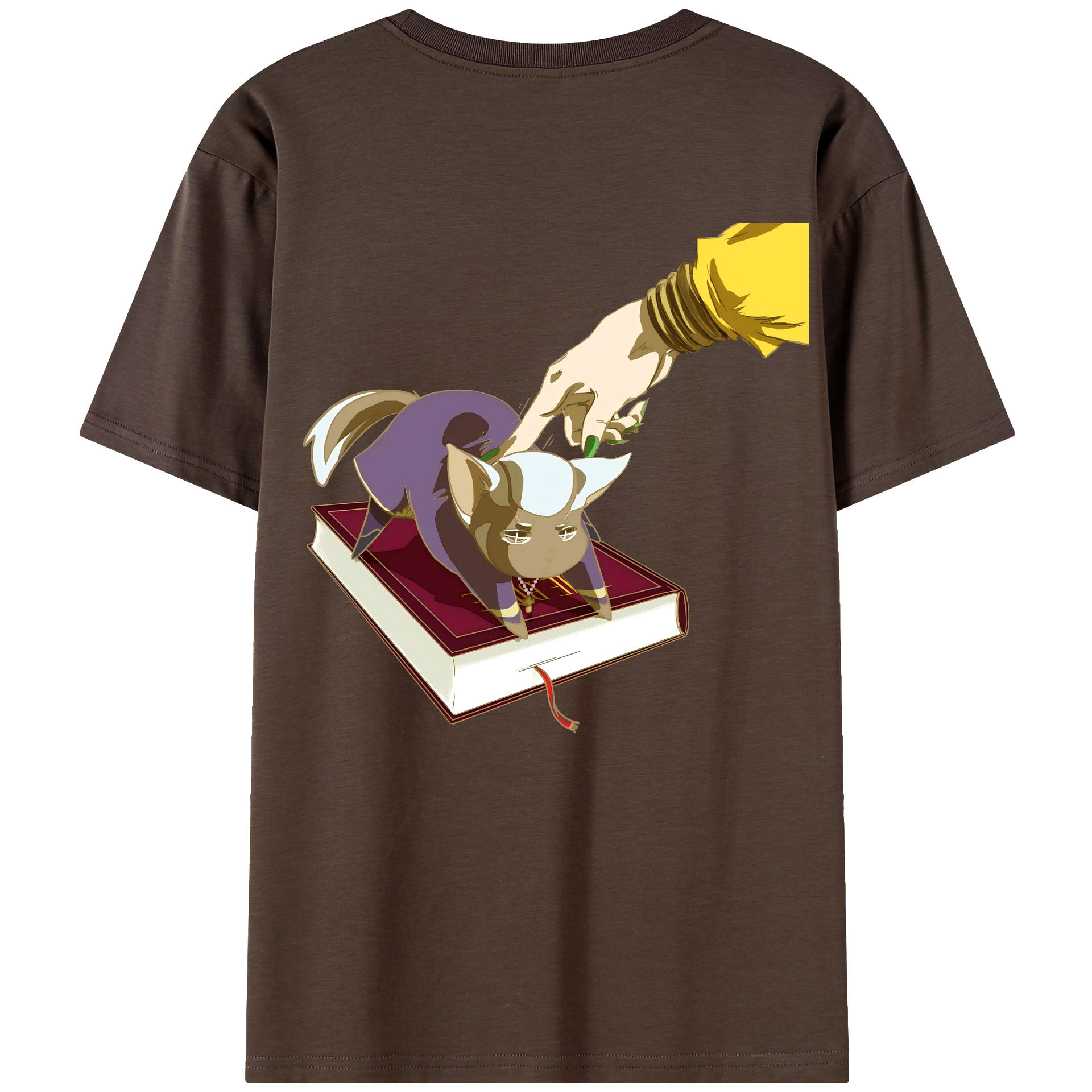 （画像用） ジョジョの奇妙な冒険 JoJo's Bizarre Adventure 綿100％半袖Tシャツ（背面プリント）