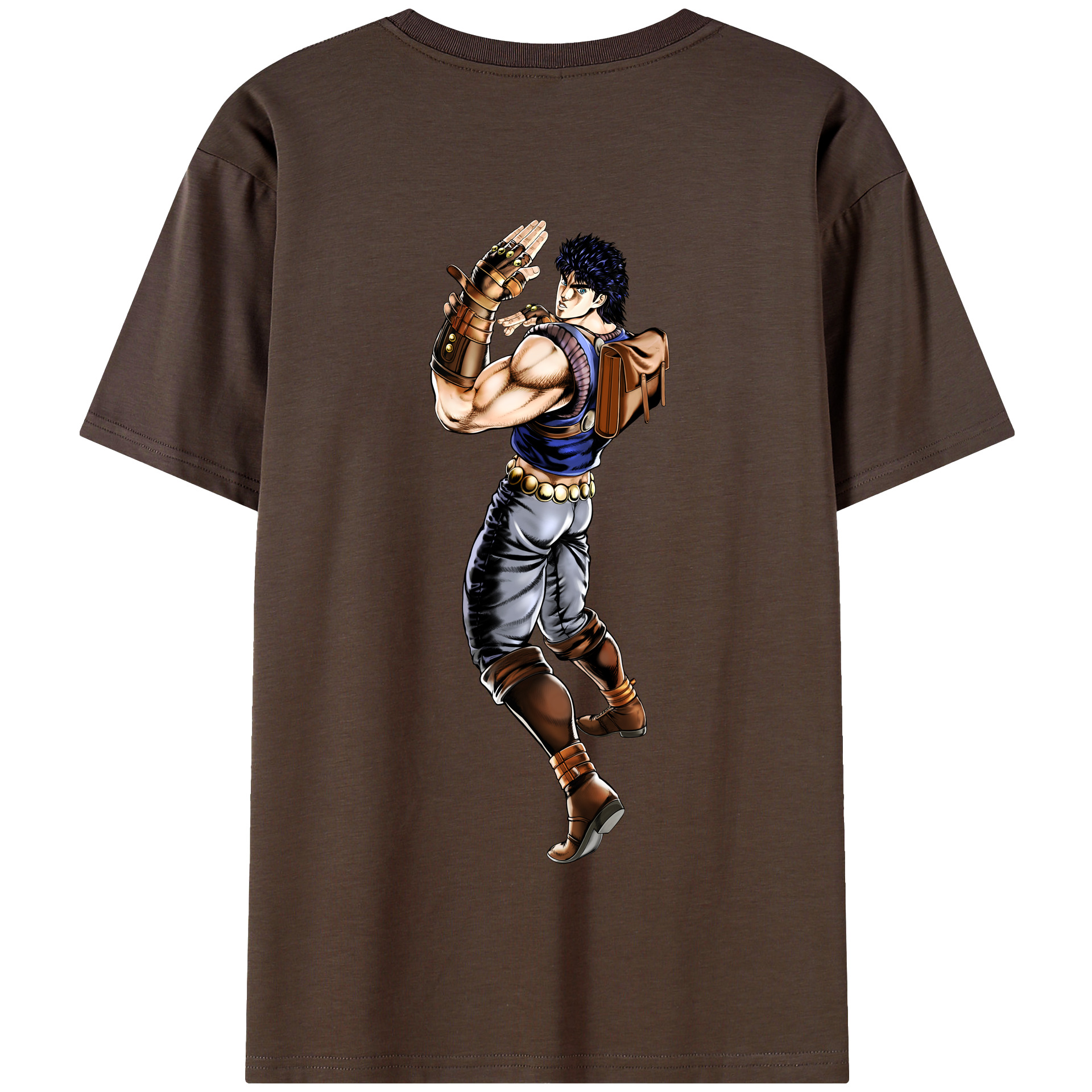 （画像用） ジョジョの奇妙な冒険 /ジョナサン?ジョースター JoJo's Bizarre Adventure Jonathan Joestar 綿100％半袖Tシャツ（背面プリント）