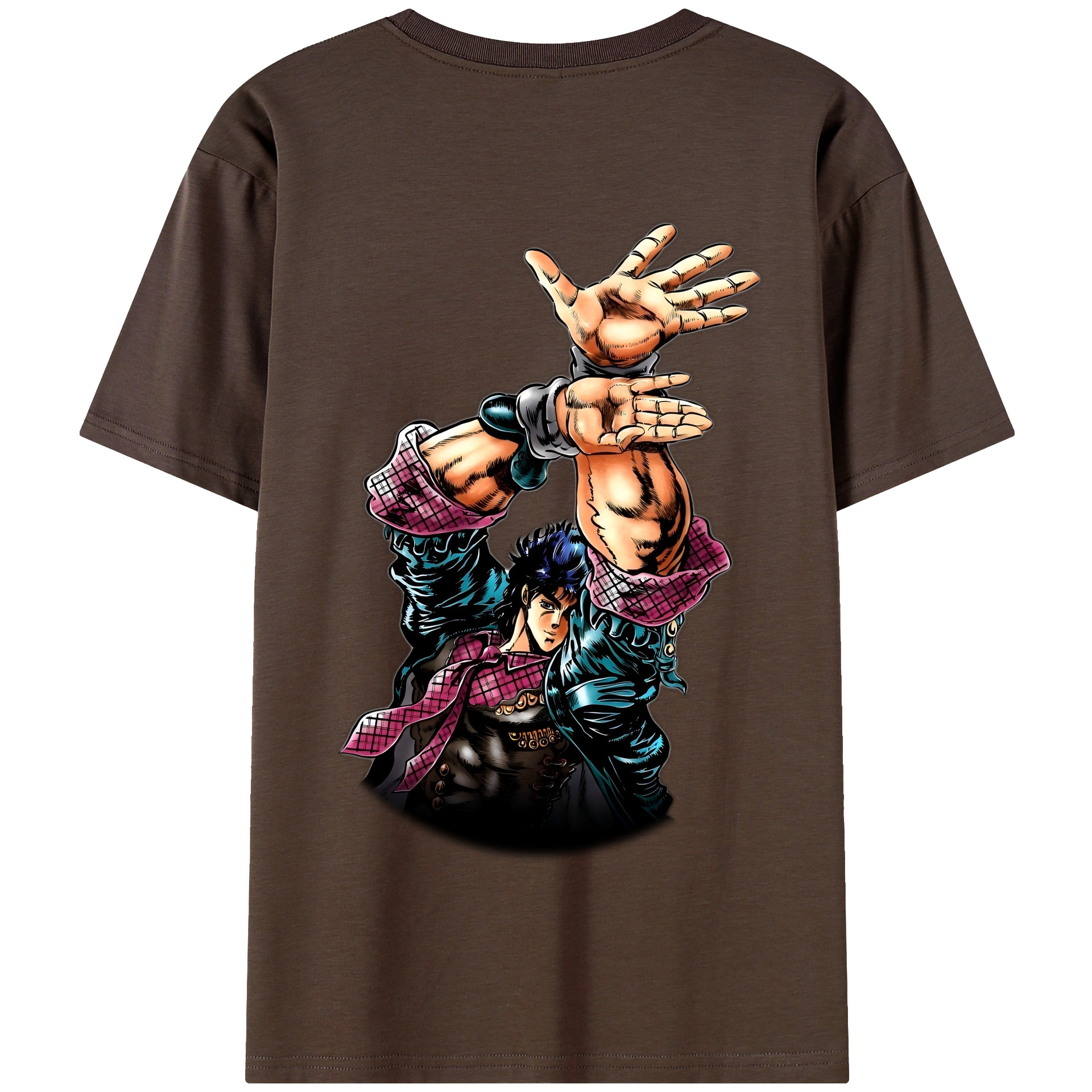 （画像用） ジョジョの奇妙な冒険 /ジョナサン?ジョースター JoJo's Bizarre Adventure Jonathan Joestar 綿100％半袖Tシャツ（背面プリント）