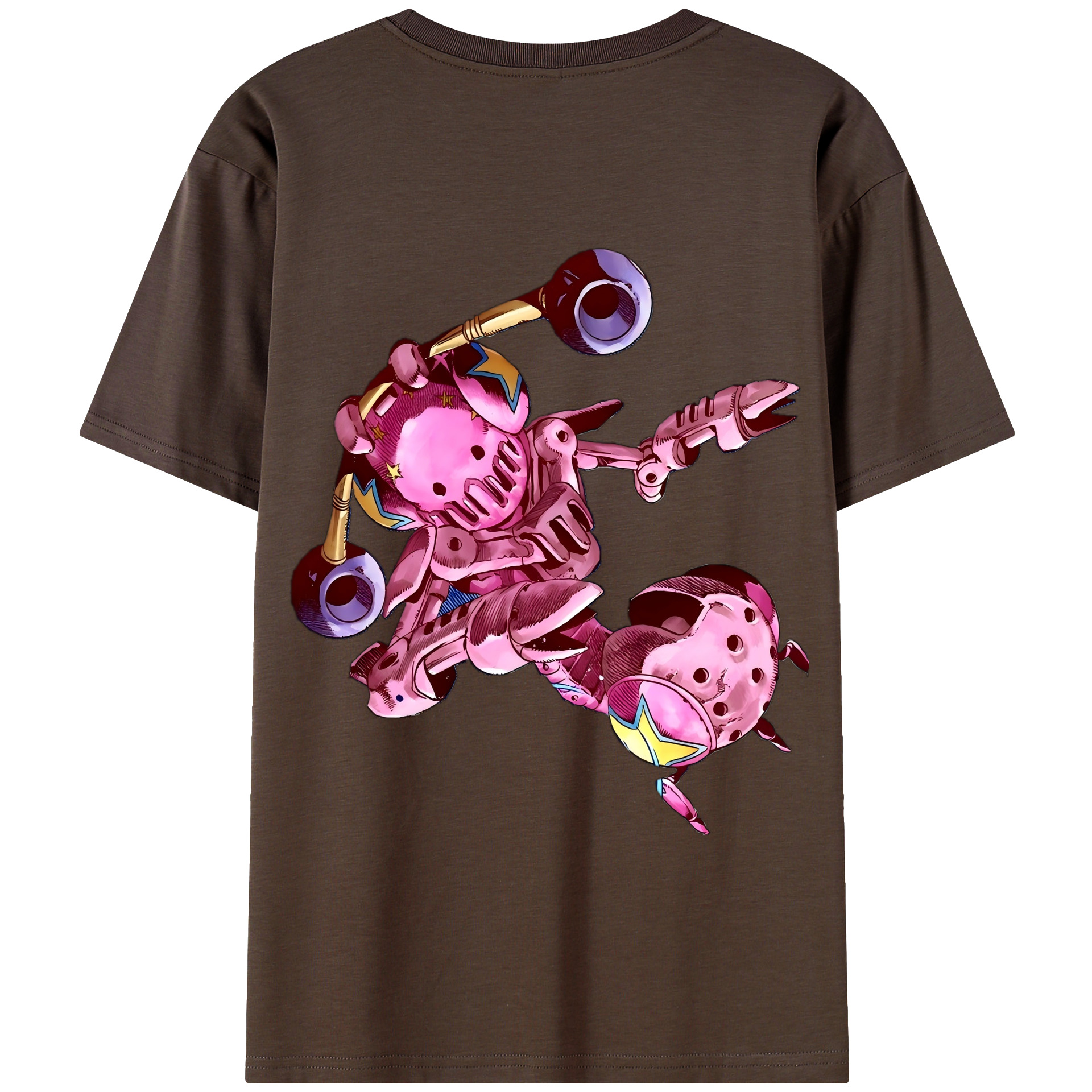 （画像用） ジョジョの奇妙な冒険 ジョナサン?ジョースター JoJo's Bizarre Adventure Jonathan Joestar 綿100％半袖Tシャツ（背面プリント）