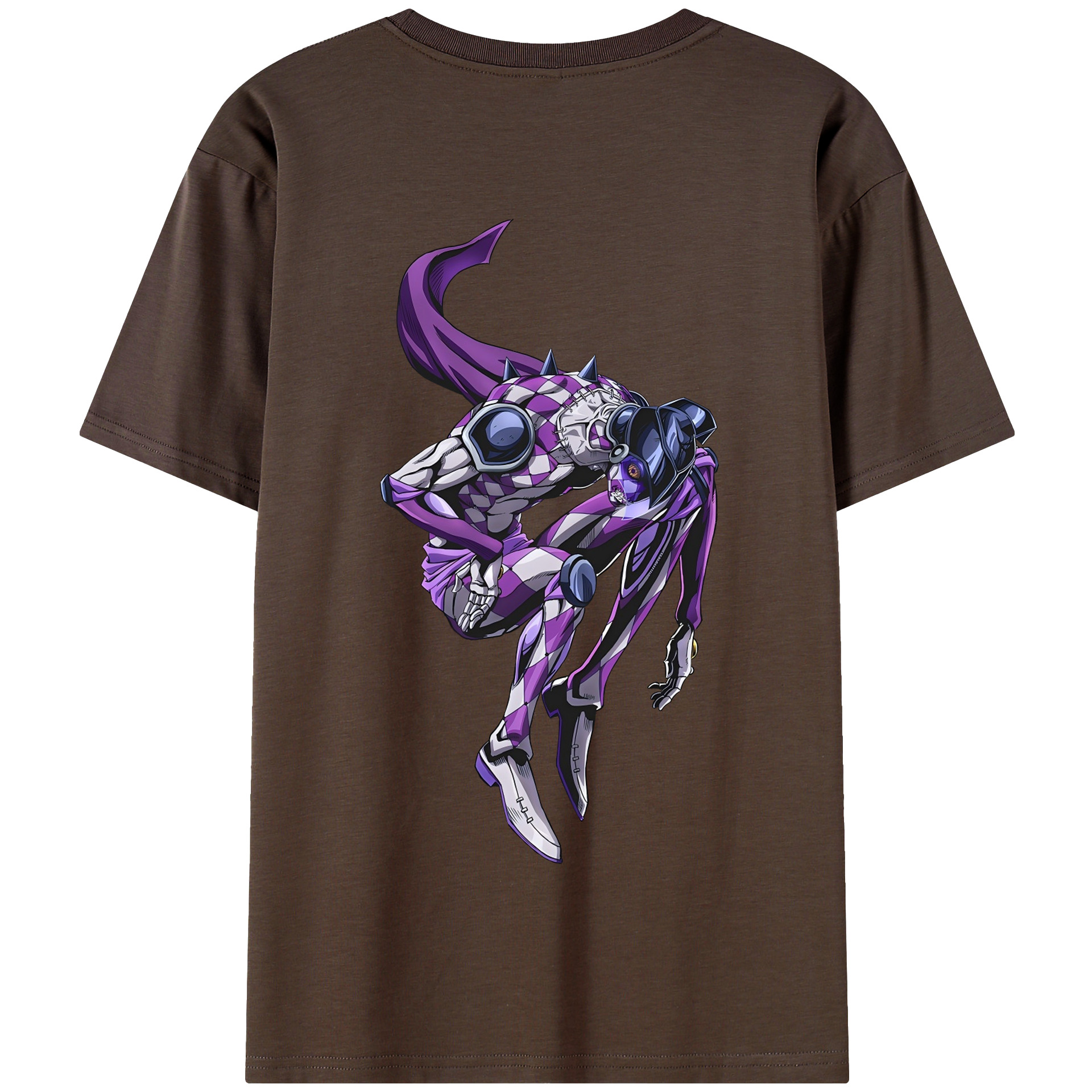（画像用） ジョジョの奇妙な冒険 パンナコッタ?フー JoJo's Bizarre Adventure Pannacotta Fugo 綿100％半袖Tシャツ（背面プリント）