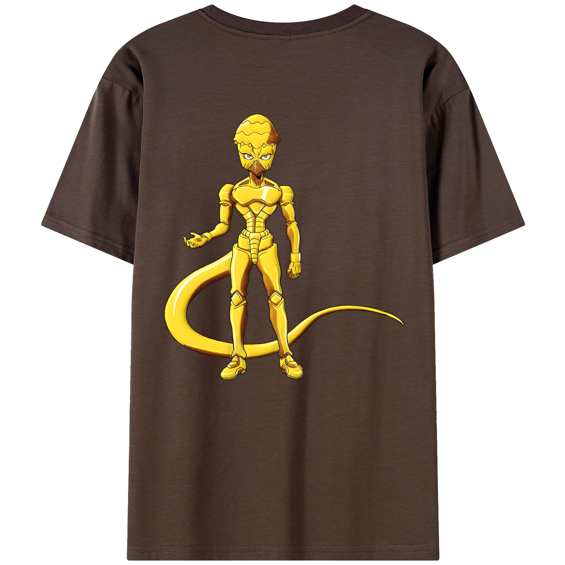 （画像用） ジョジョの奇妙な冒険 おといし あきら JoJo's Bizarre Adventure Akira Otoishi 綿100％半袖Tシャツ（背面プリント）
