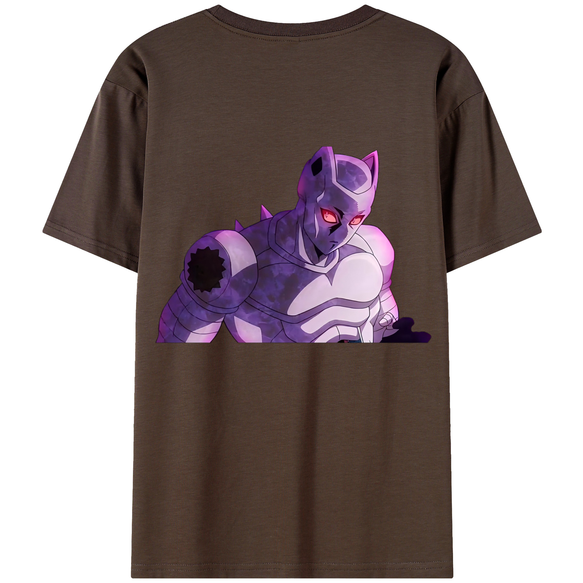 （画像用） ジョジョの奇妙な冒険 きら よしかげ JoJo's Bizarre Adventure Kira Yoshikage 綿100％半袖Tシャツ（背面プリント）