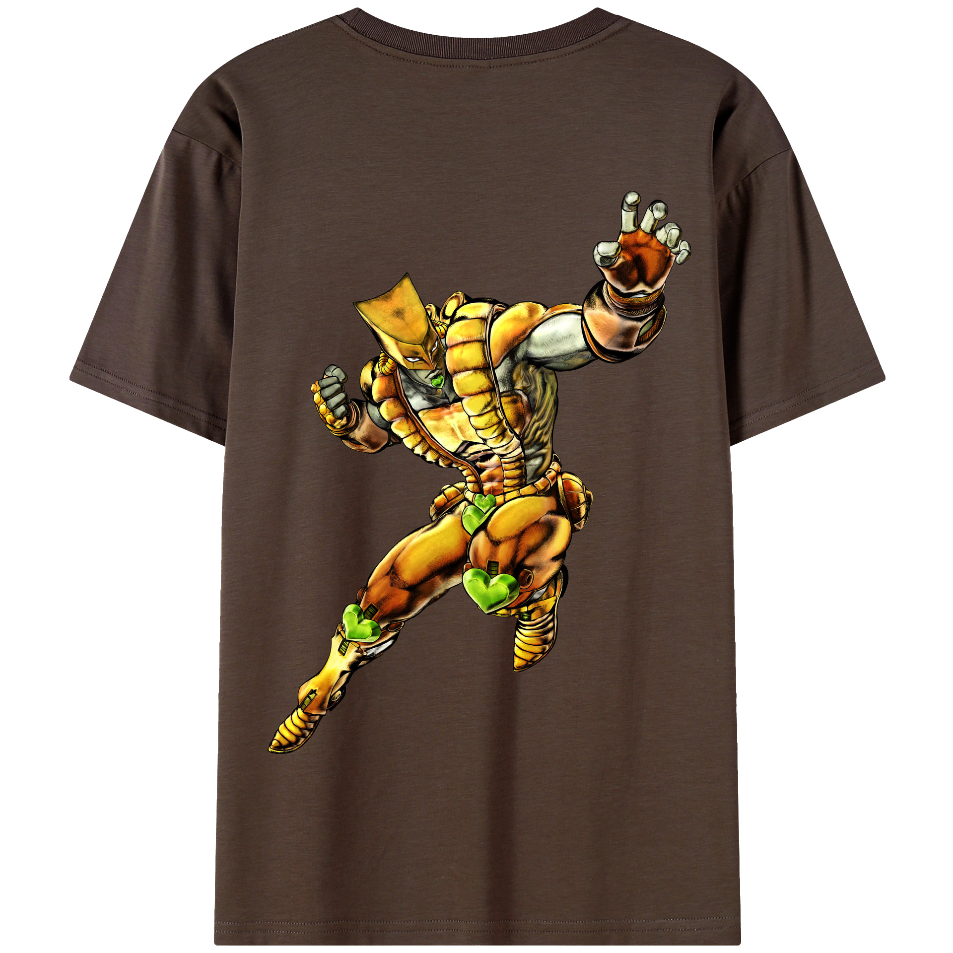 （画像用） ジョジョの奇妙な冒険 ディオ?ブランドー JoJo's Bizarre Adventure Dio Brando 綿100％半袖Tシャツ（背面プリント）