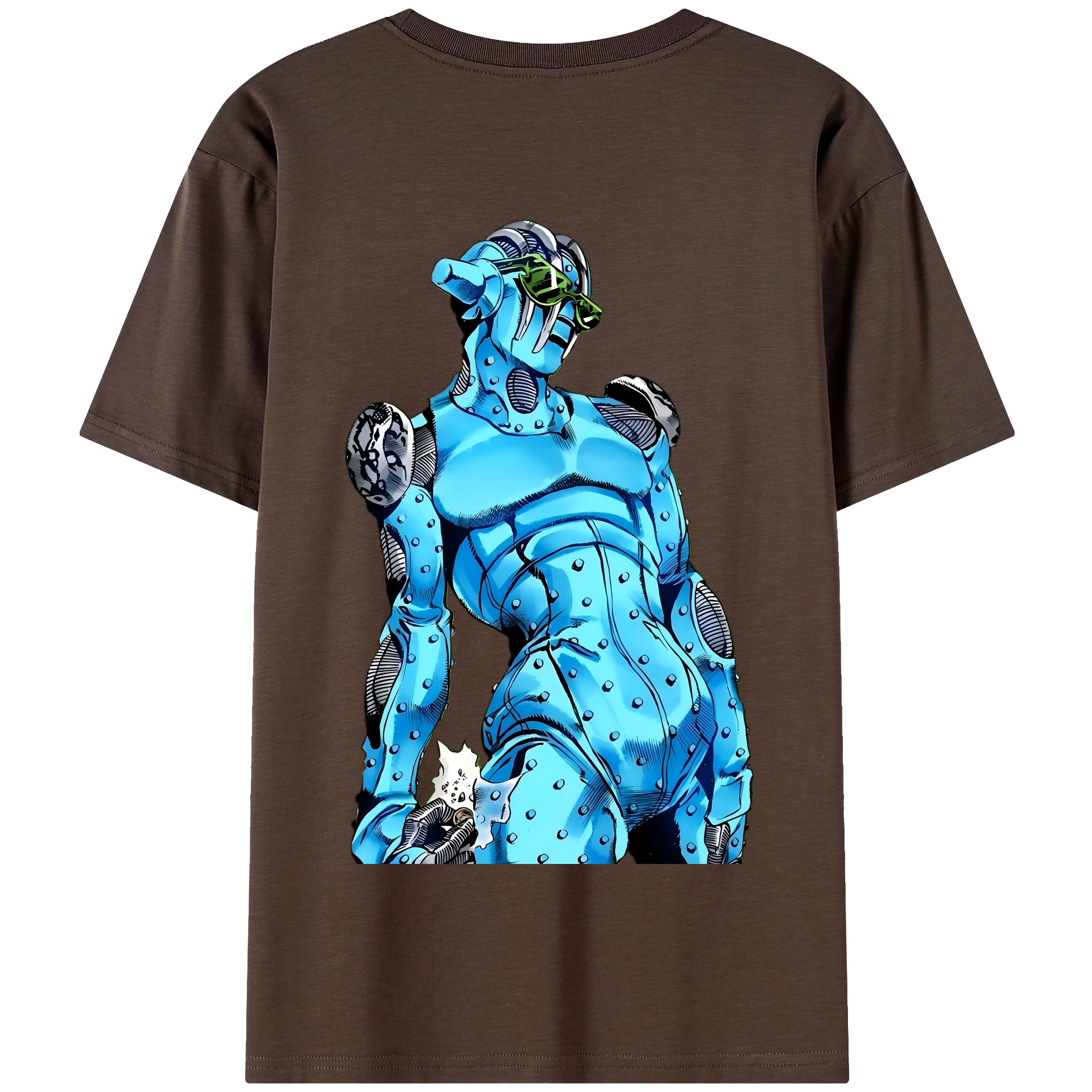 （画像用） ジョジョの奇妙な冒険 JoJo's Bizarre Adventure 綿100％半袖Tシャツ（背面プリント）
