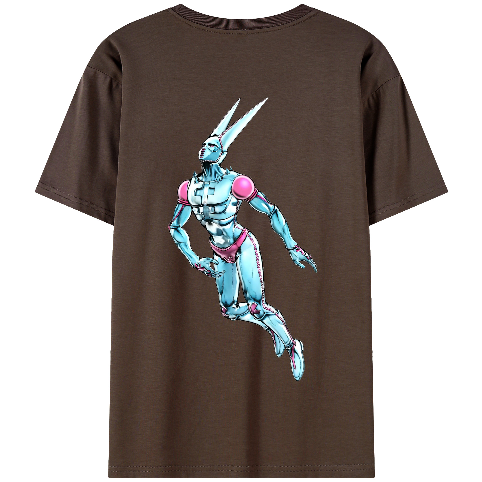 （画像用） ジョジョの奇妙な冒険 JoJo's Bizarre Adventure 綿100％半袖Tシャツ（背面プリント）