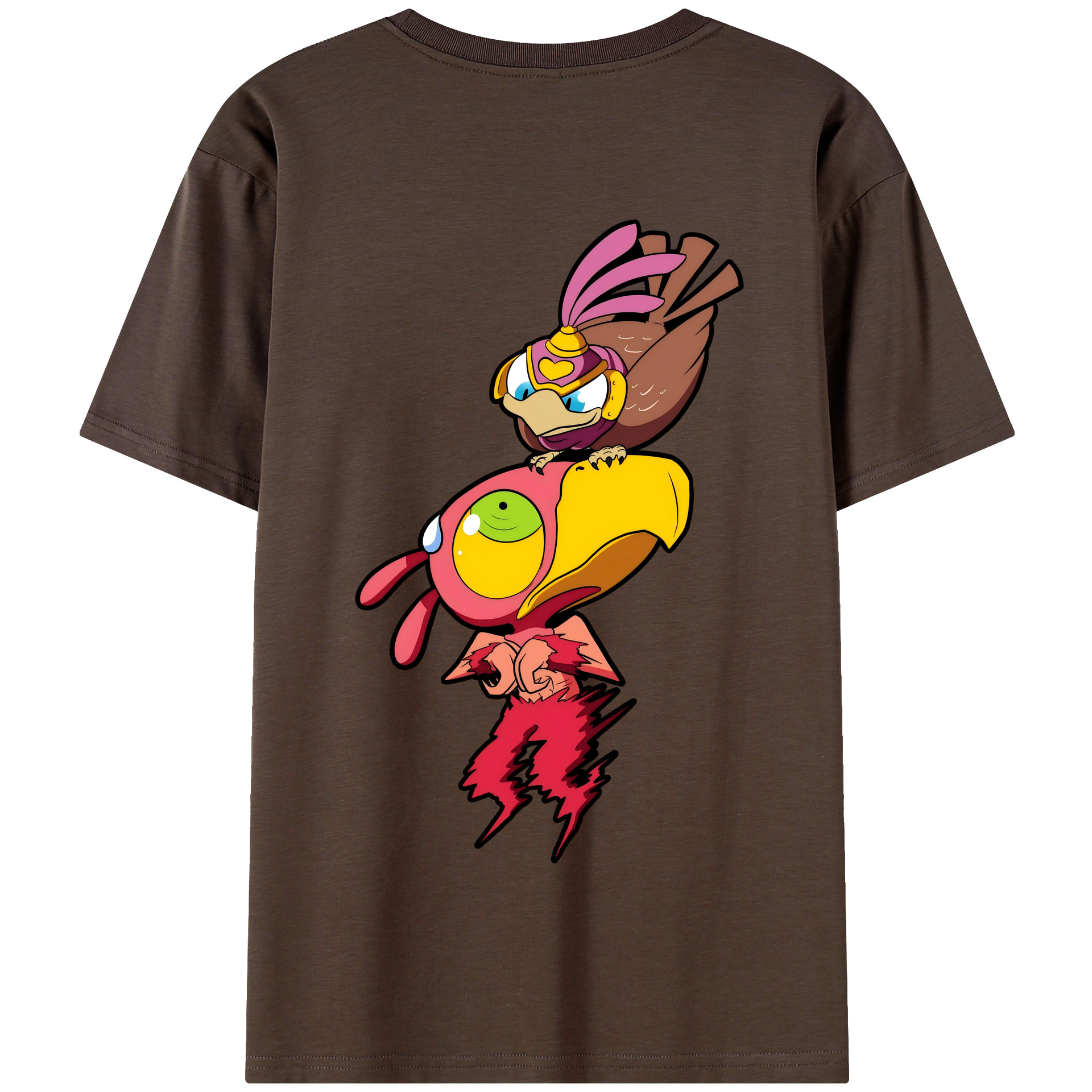 （画像用） ジョジョの奇妙な冒険 JoJo's Bizarre Adventure 綿100％半袖Tシャツ（背面プリント）