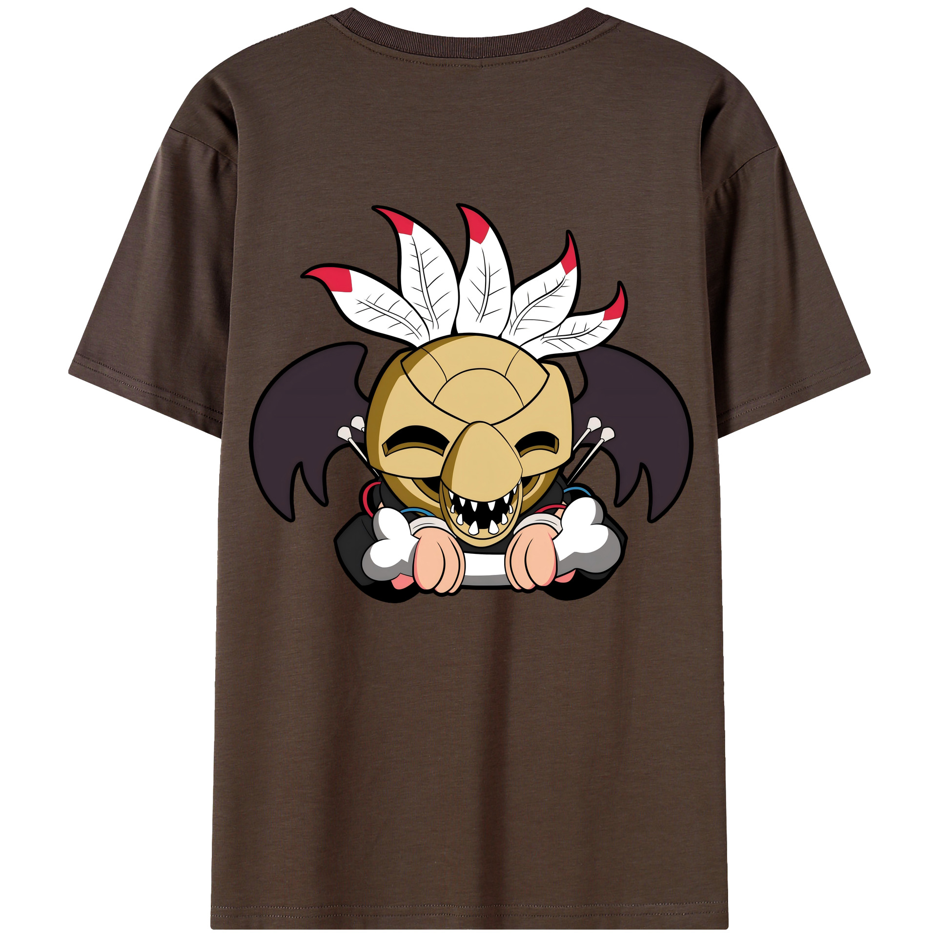 （画像用） ジョジョの奇妙な冒険 JoJo's Bizarre Adventure 綿100％半袖Tシャツ（背面プリント）