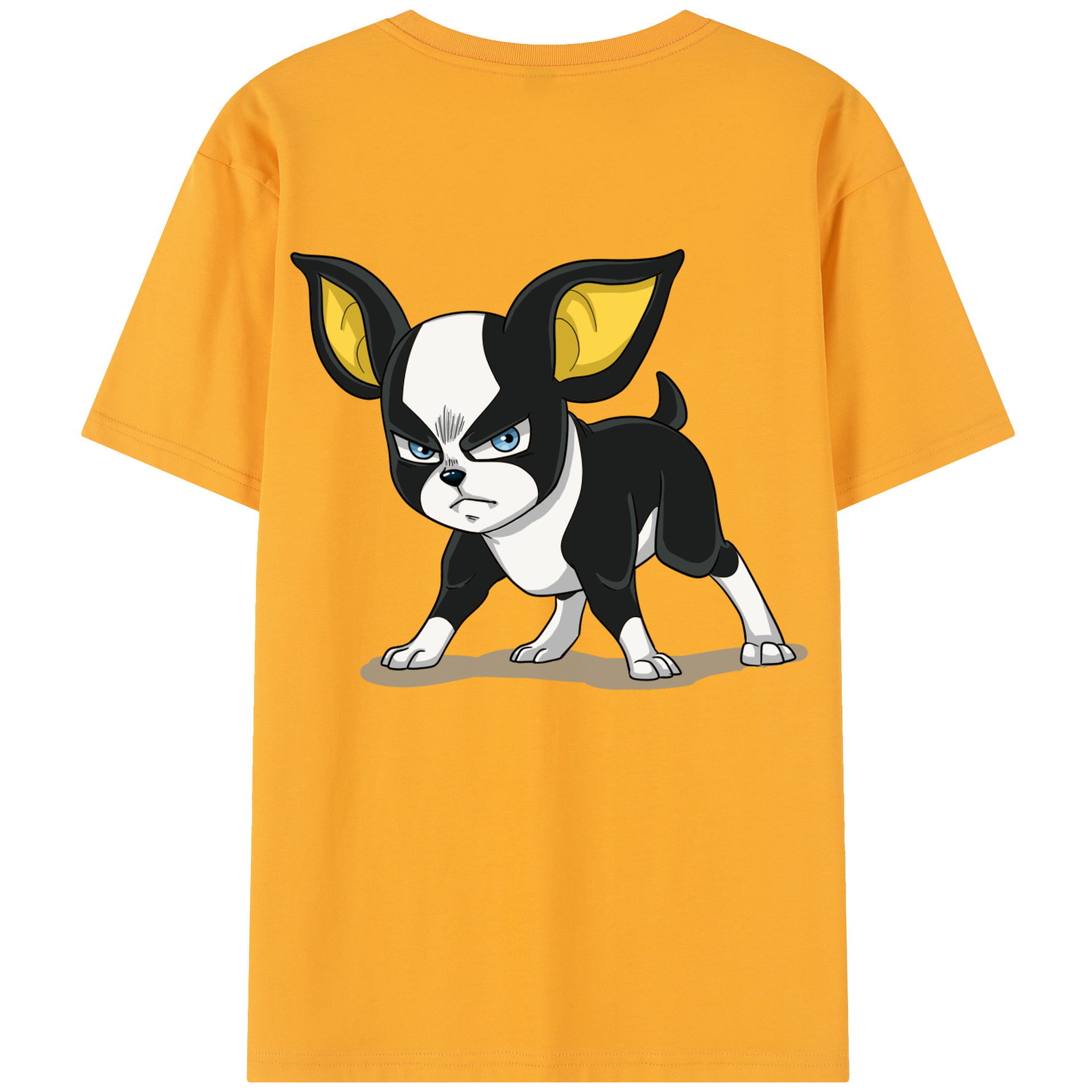（画像用） ジョジョの奇妙な冒険 イギー JoJo's Bizarre Adventure Iggy 綿100％半袖Tシャツ（背面プリント）