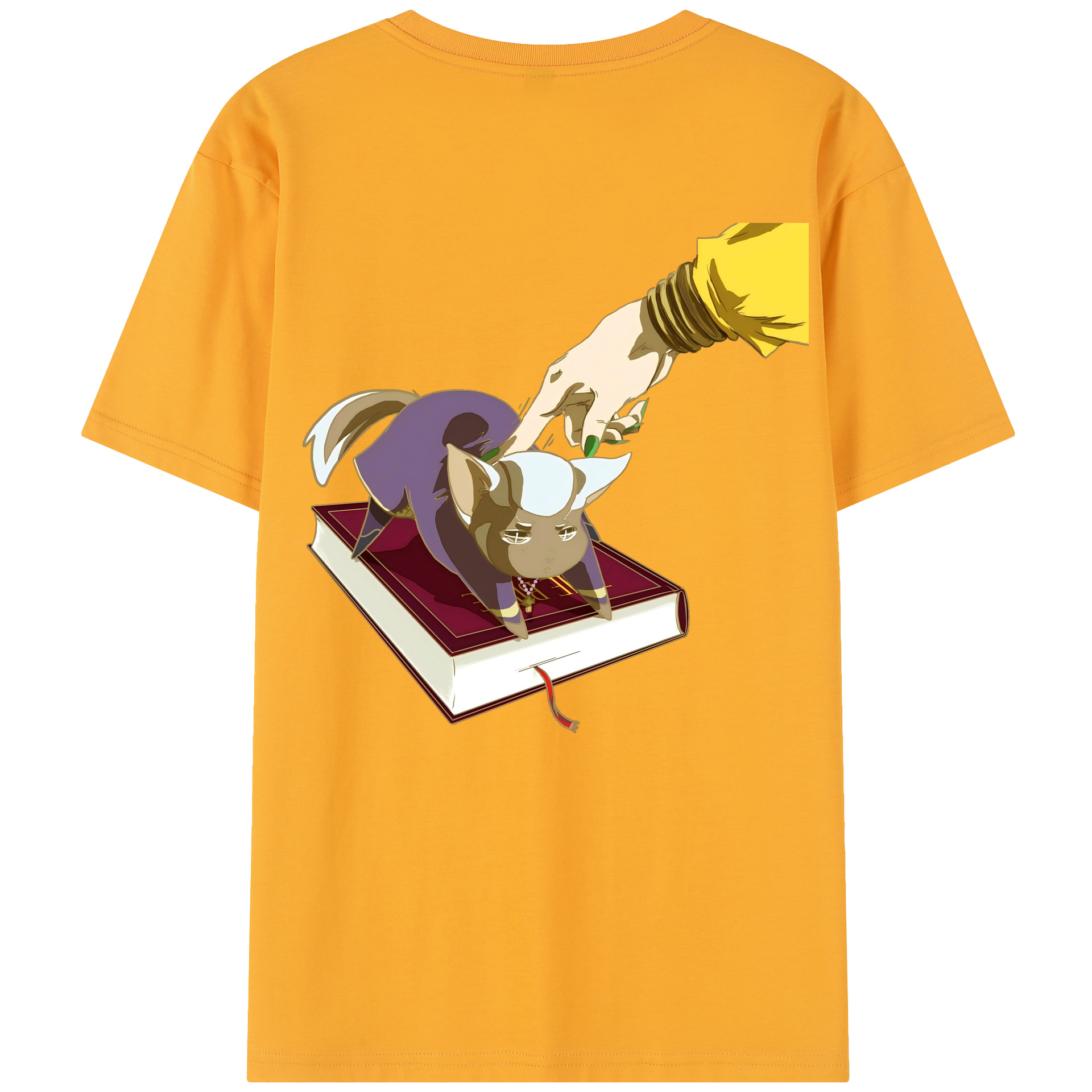 （画像用） ジョジョの奇妙な冒険 JoJo's Bizarre Adventure 綿100％半袖Tシャツ（背面プリント）