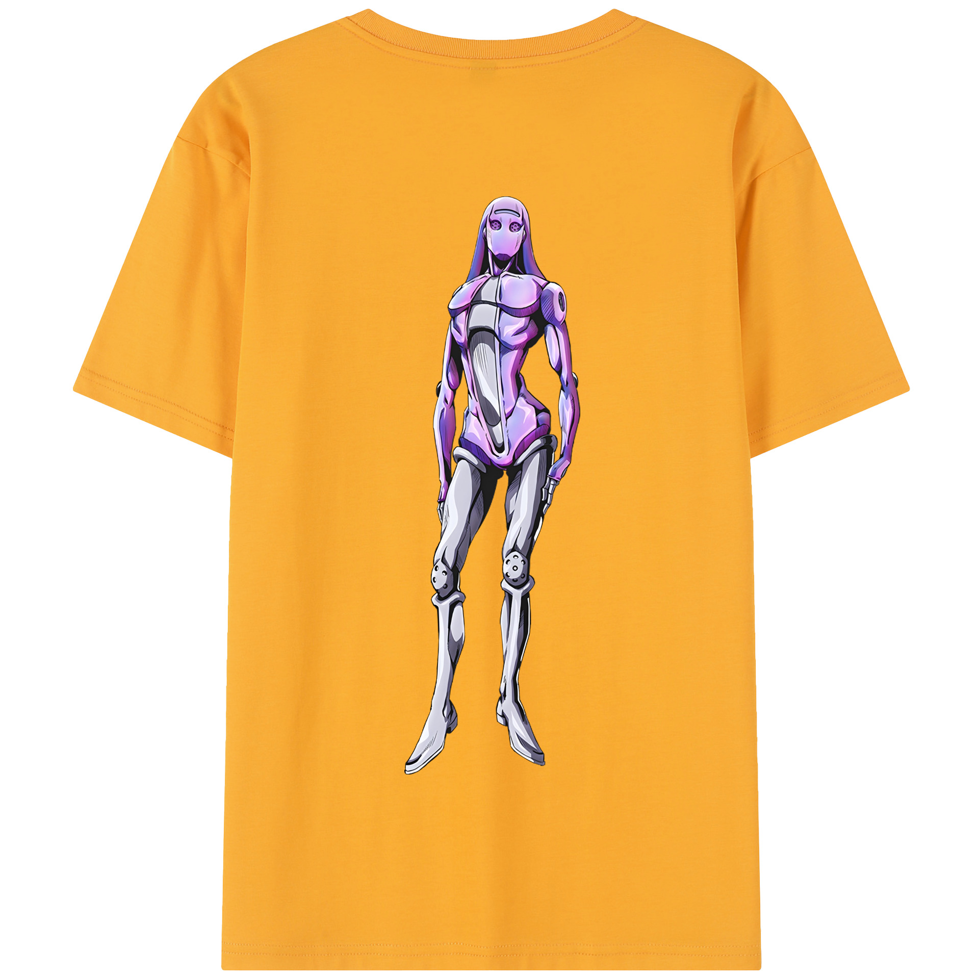 （画像用） ジョジョの奇妙な冒険 JoJo's Bizarre Adventure 綿100％半袖Tシャツ（背面プリント）