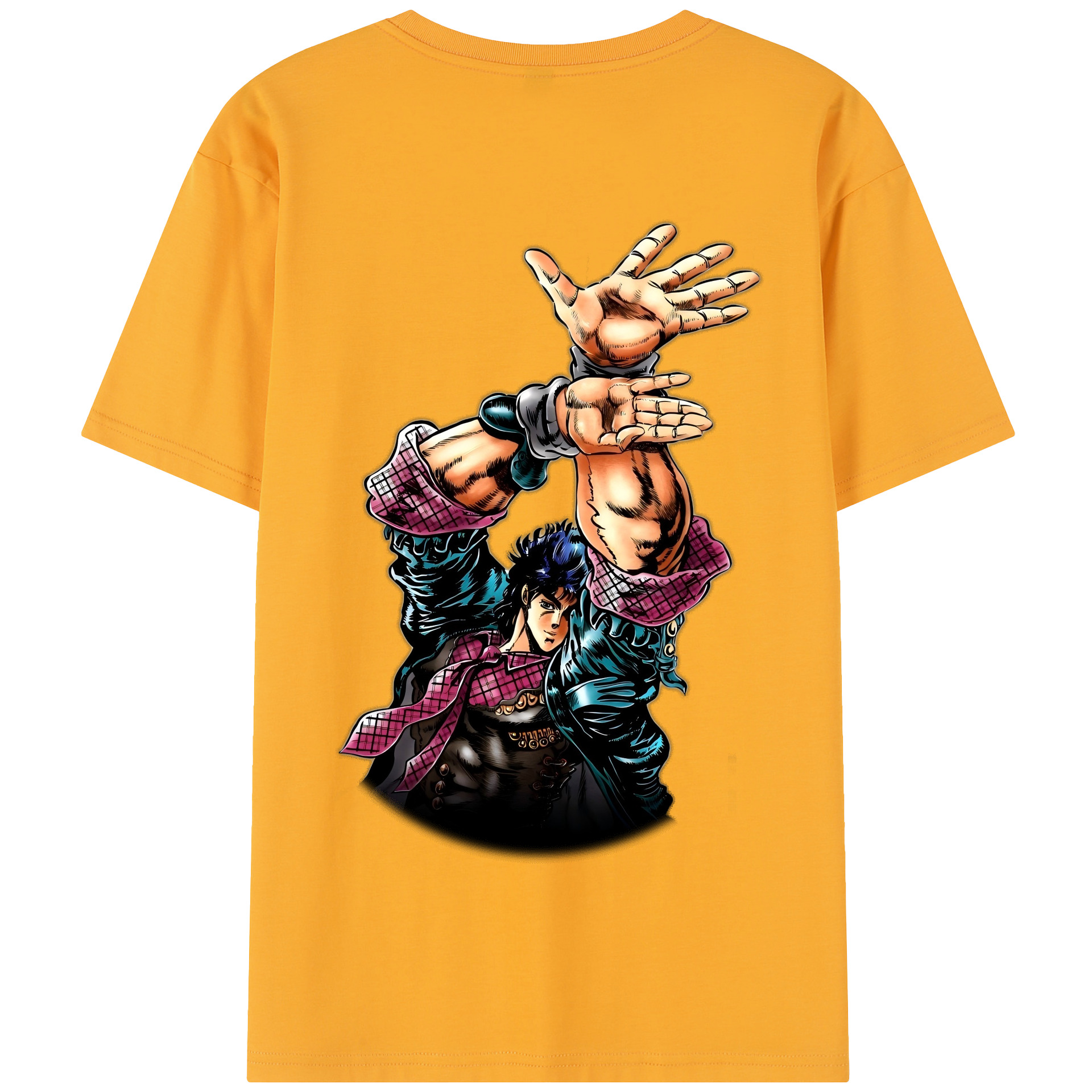 （画像用） ジョジョの奇妙な冒険 /ジョナサン?ジョースター JoJo's Bizarre Adventure Jonathan Joestar 綿100％半袖Tシャツ（背面プリント）