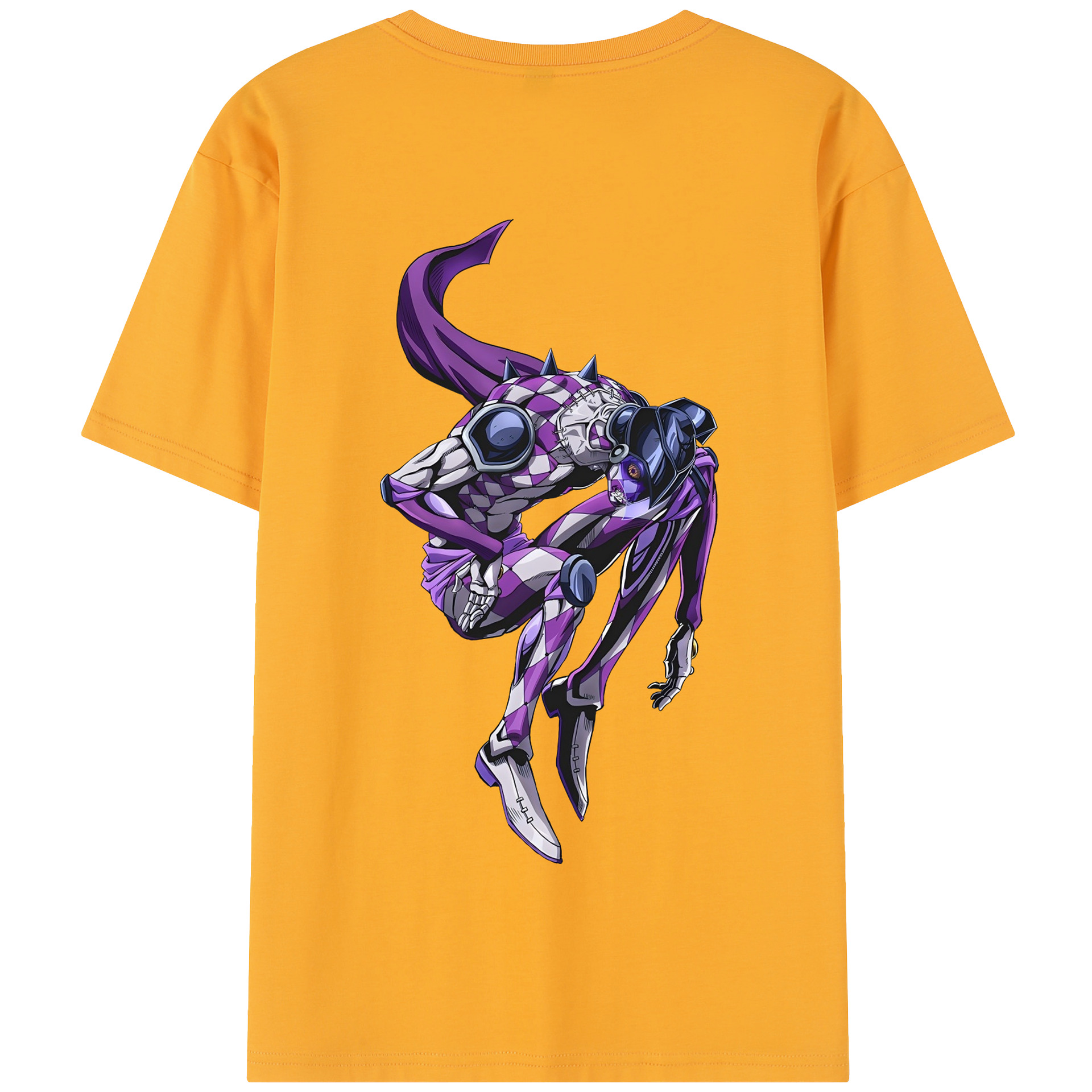 （画像用） ジョジョの奇妙な冒険 パンナコッタ?フー JoJo's Bizarre Adventure Pannacotta Fugo 綿100％半袖Tシャツ（背面プリント）