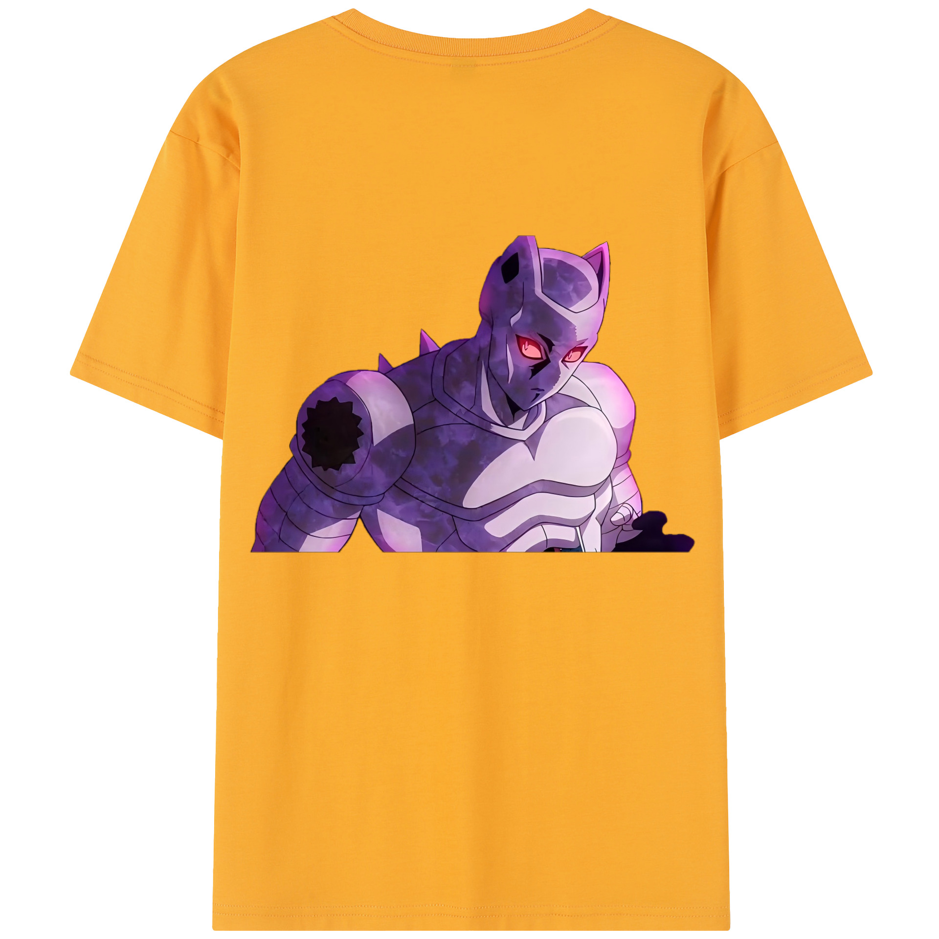 （画像用） ジョジョの奇妙な冒険 きら よしかげ JoJo's Bizarre Adventure Kira Yoshikage 綿100％半袖Tシャツ（背面プリント）