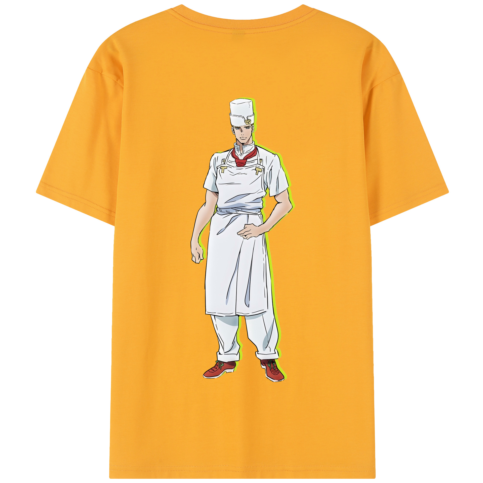（画像用） ジョジョの奇妙な冒険 Tonio Trussardi JoJo's Bizarre Adventure トニオ?トラッサルディ 綿100％半袖Tシャツ（背面プリント）