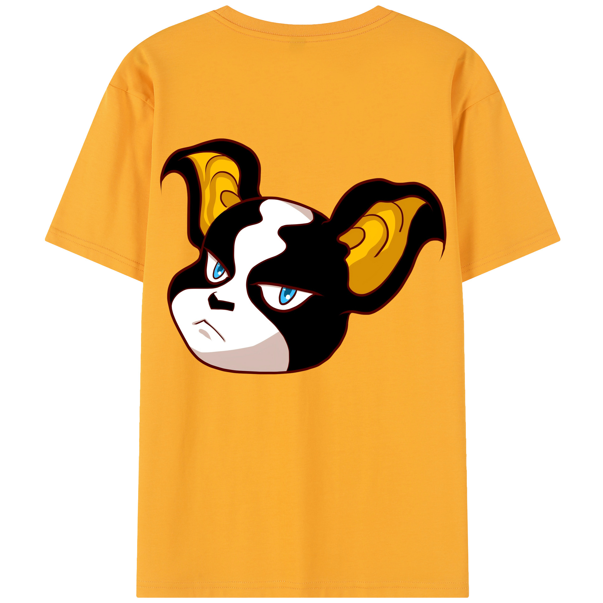 （画像用） ジョジョの奇妙な冒険 イギー JoJo's Bizarre Adventure Iggy 綿100％半袖Tシャツ（背面プリント）