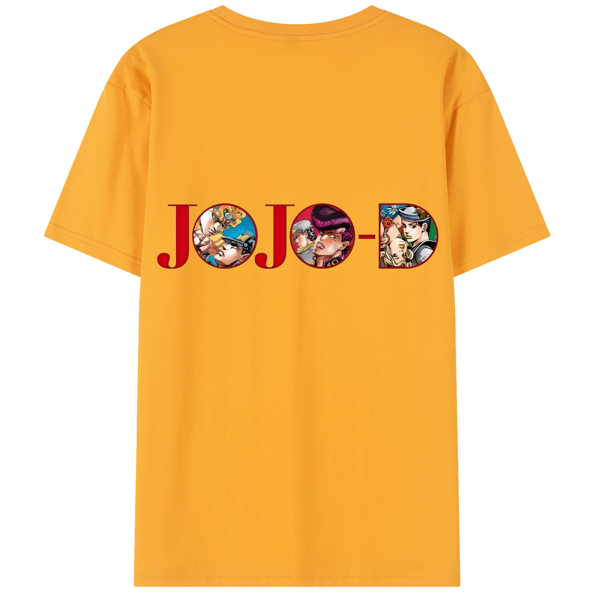 （画像用） ジョジョの奇妙な冒険 JoJo's Bizarre Adventure 綿100％半袖Tシャツ（背面プリント）