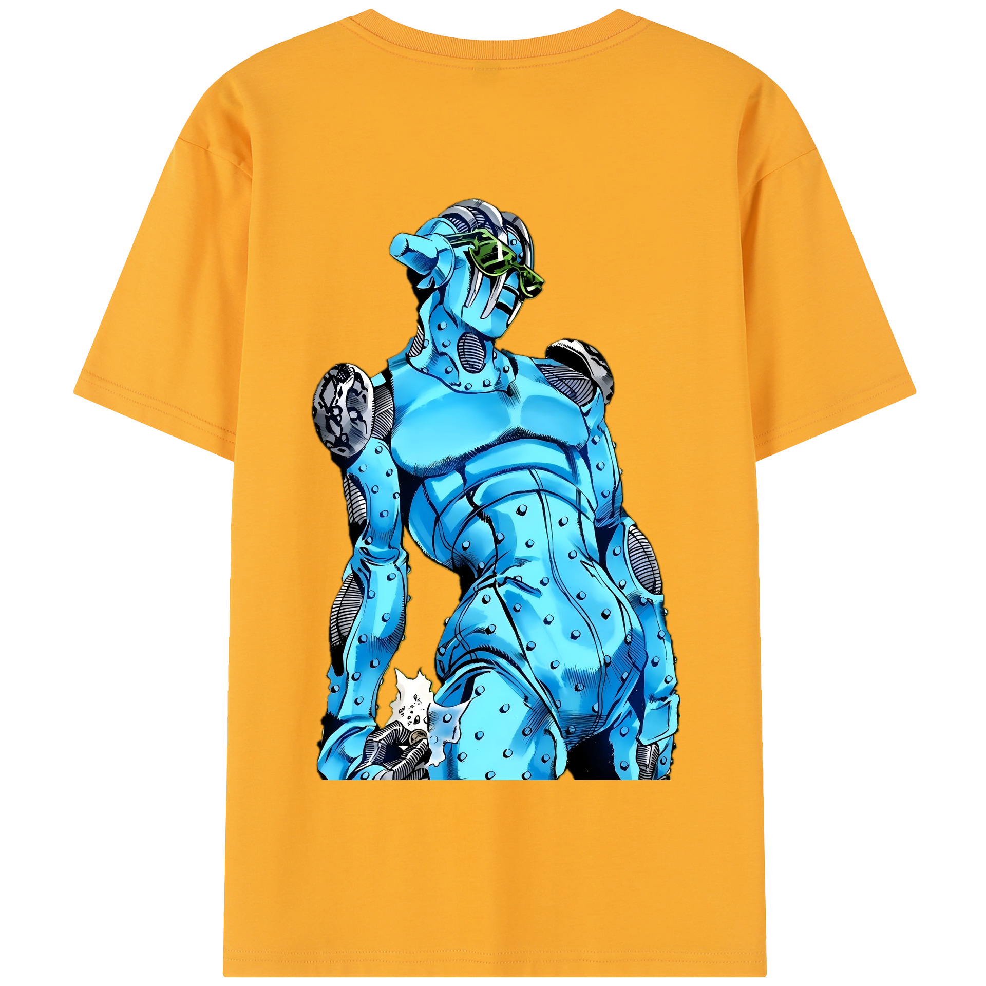 （画像用） ジョジョの奇妙な冒険 JoJo's Bizarre Adventure 綿100％半袖Tシャツ（背面プリント）