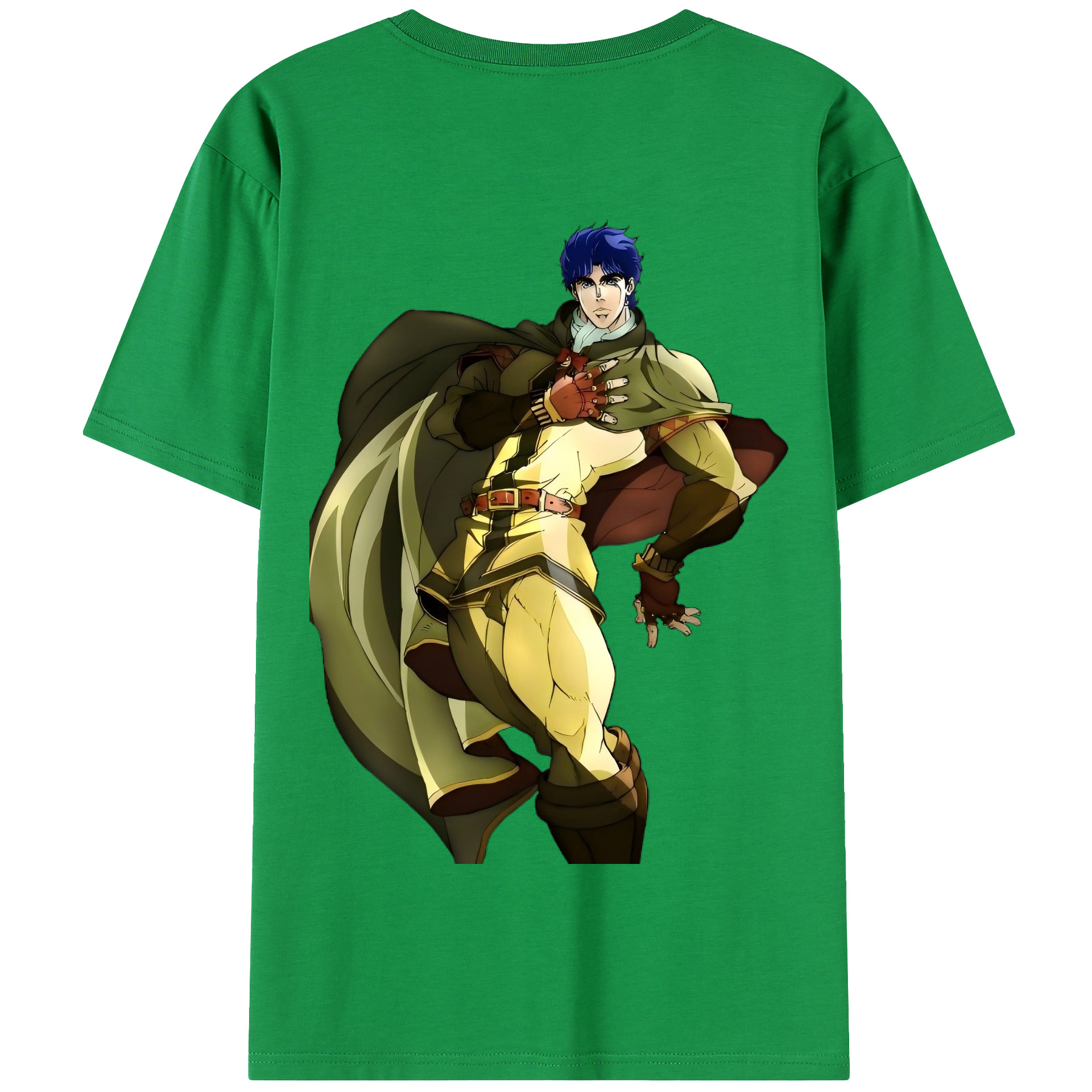 （画像用） ジョジョの奇妙な冒険 /ジョナサン?ジョースター JoJo's Bizarre Adventure Jonathan Joestar 綿100％半袖Tシャツ（背面プリント）