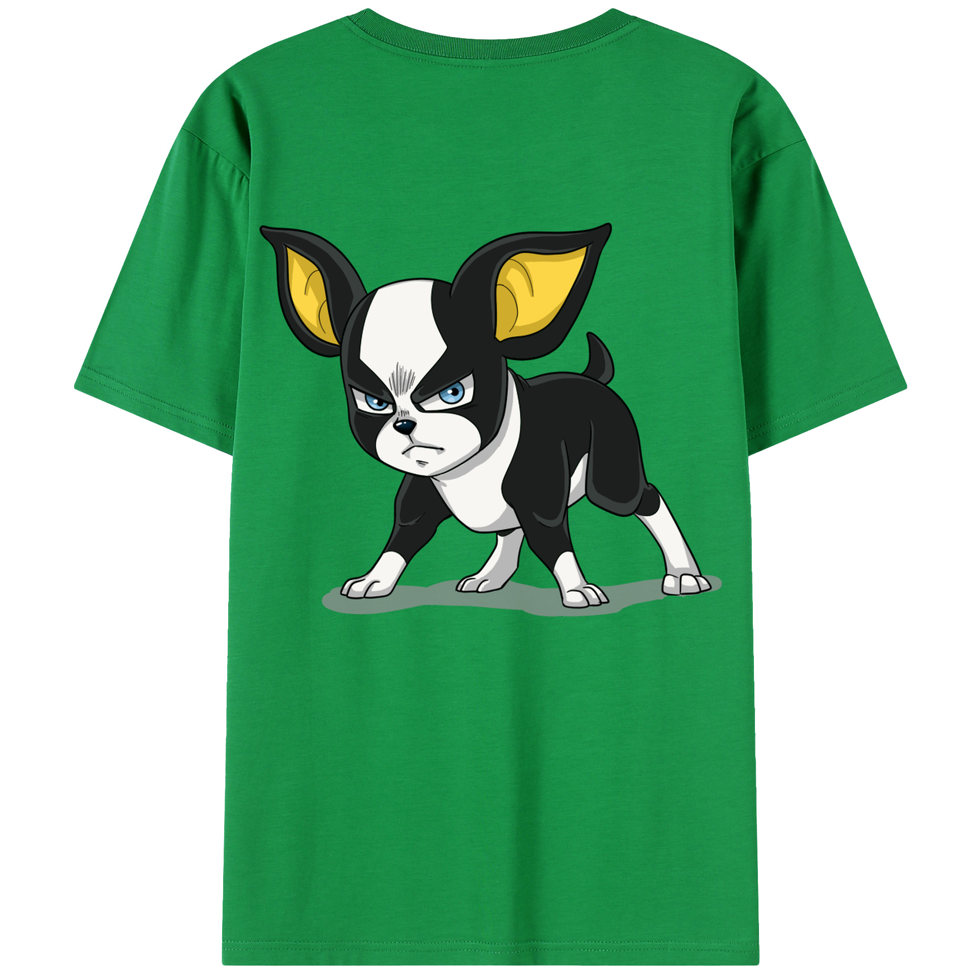 （画像用） ジョジョの奇妙な冒険 イギー JoJo's Bizarre Adventure Iggy 綿100％半袖Tシャツ（背面プリント）