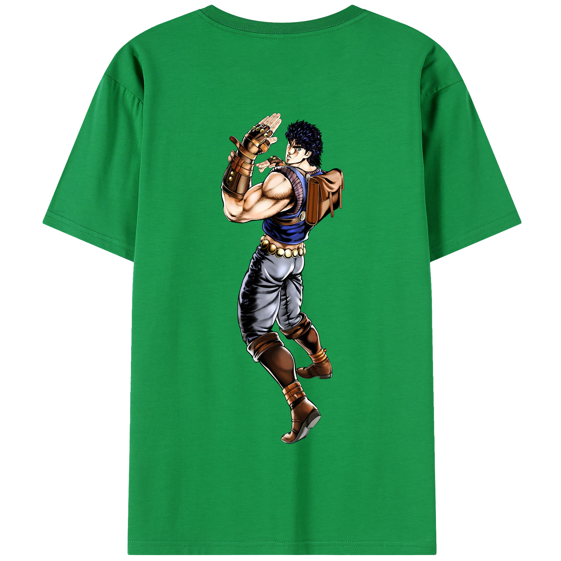 （画像用） ジョジョの奇妙な冒険 /ジョナサン?ジョースター JoJo's Bizarre Adventure Jonathan Joestar 綿100％半袖Tシャツ（背面プリント）