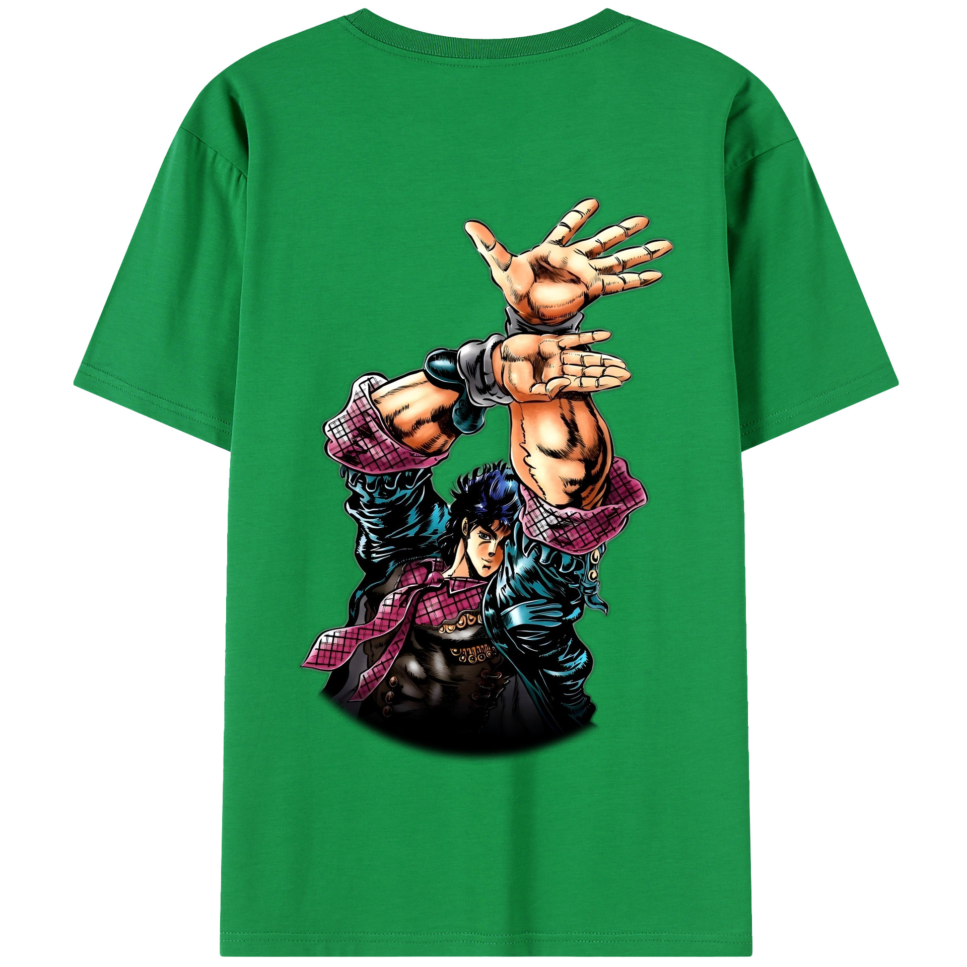（画像用） ジョジョの奇妙な冒険 /ジョナサン?ジョースター JoJo's Bizarre Adventure Jonathan Joestar 綿100％半袖Tシャツ（背面プリント）