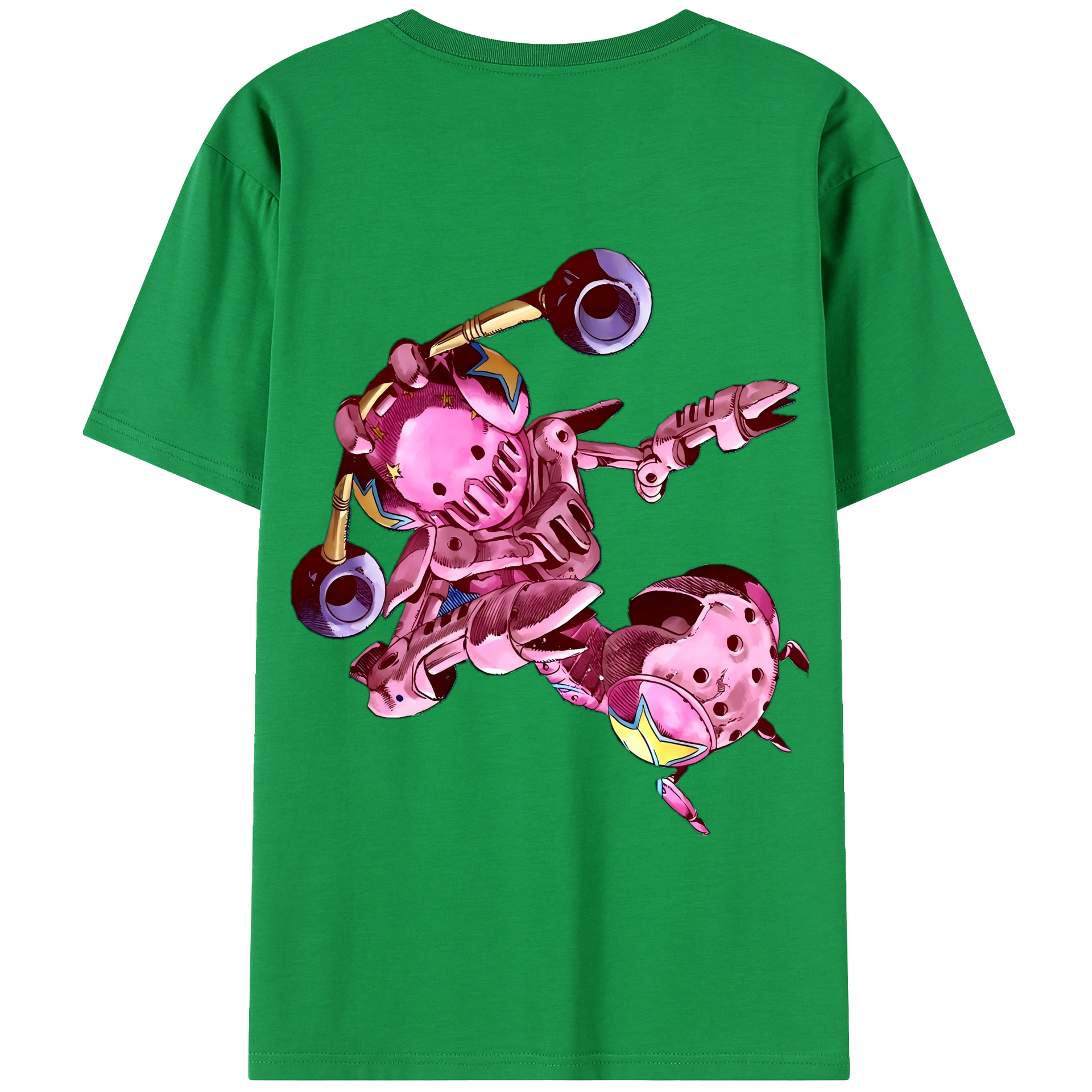 （画像用） ジョジョの奇妙な冒険 ジョナサン?ジョースター JoJo's Bizarre Adventure Jonathan Joestar 綿100％半袖Tシャツ（背面プリント）