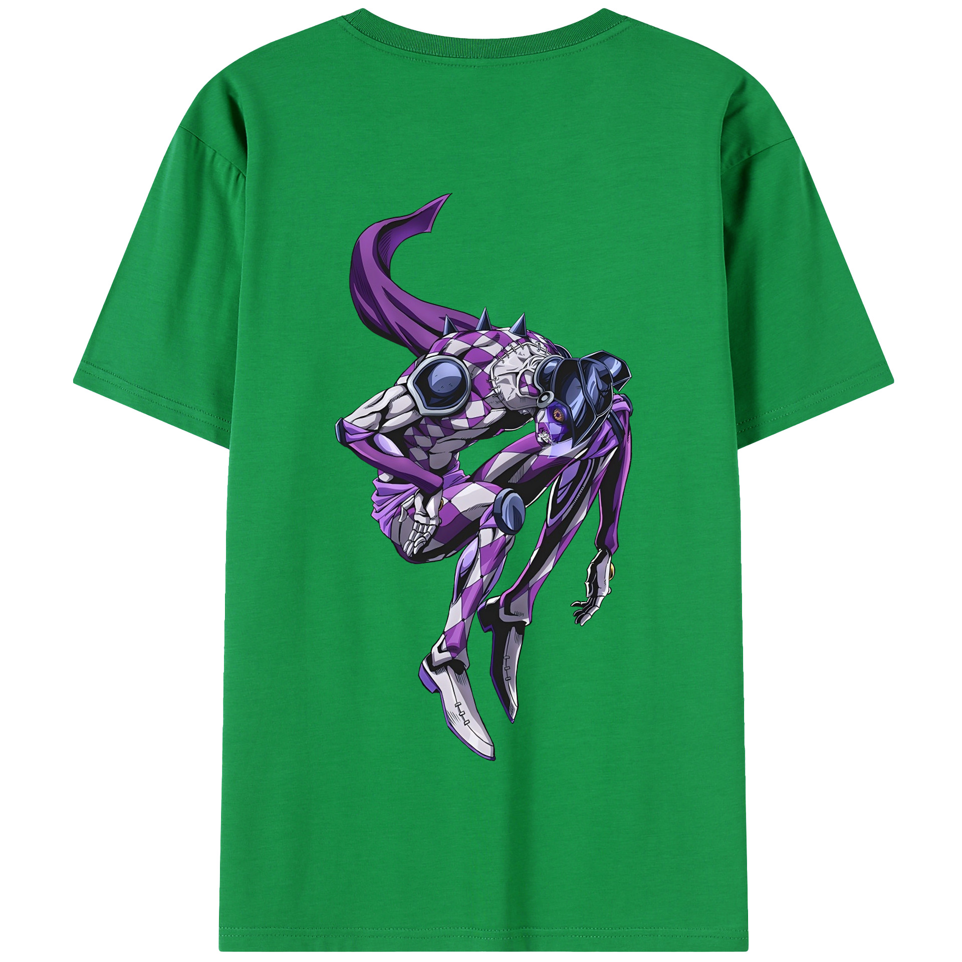 （画像用） ジョジョの奇妙な冒険 パンナコッタ?フー JoJo's Bizarre Adventure Pannacotta Fugo 綿100％半袖Tシャツ（背面プリント）