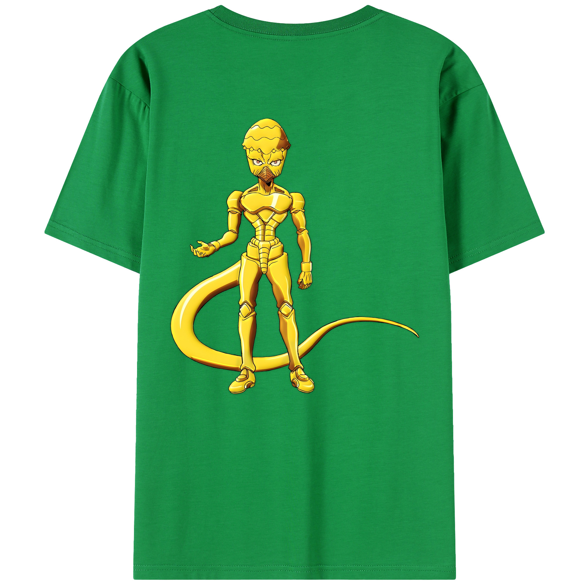（画像用） ジョジョの奇妙な冒険 おといし あきら JoJo's Bizarre Adventure Akira Otoishi 綿100％半袖Tシャツ（背面プリント）