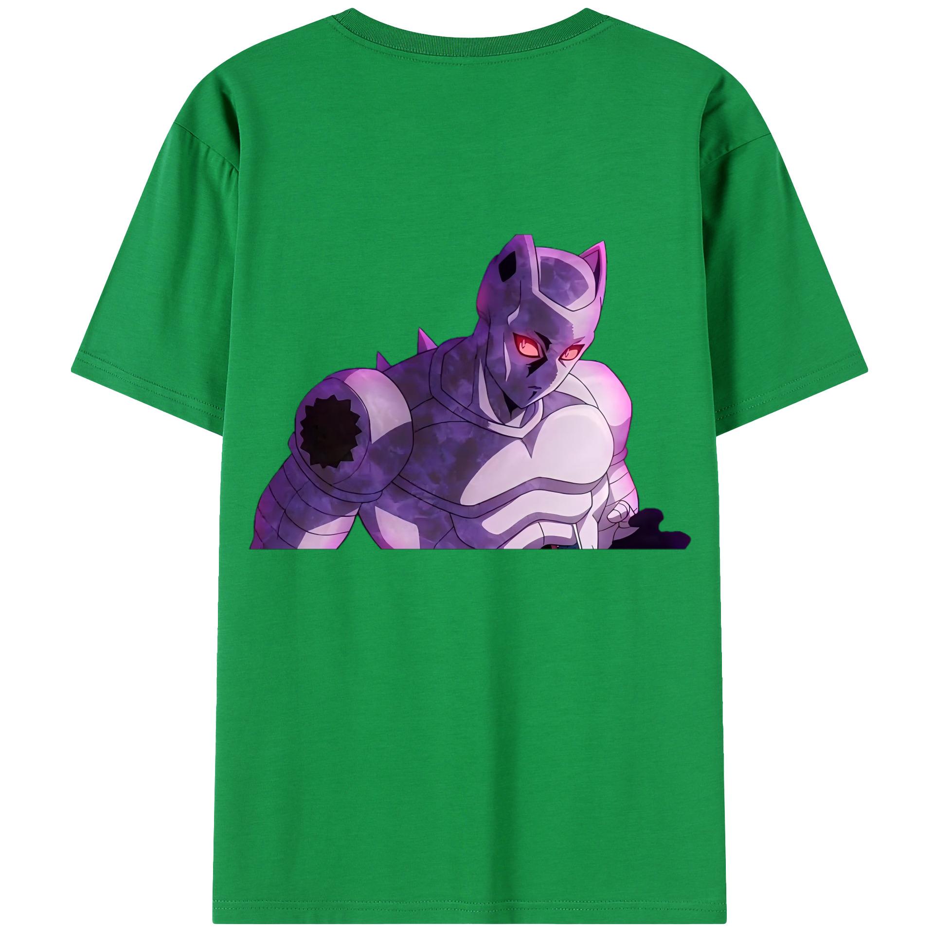 （画像用） ジョジョの奇妙な冒険 きら よしかげ JoJo's Bizarre Adventure Kira Yoshikage 綿100％半袖Tシャツ（背面プリント）
