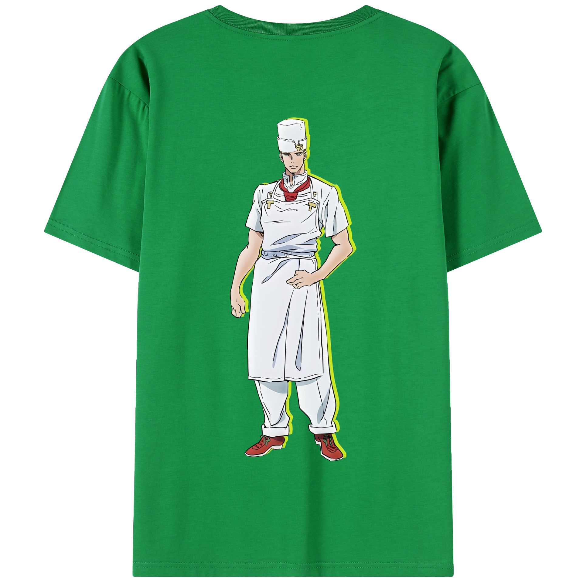 （画像用） ジョジョの奇妙な冒険 Tonio Trussardi JoJo's Bizarre Adventure トニオ?トラッサルディ 綿100％半袖Tシャツ（背面プリント）