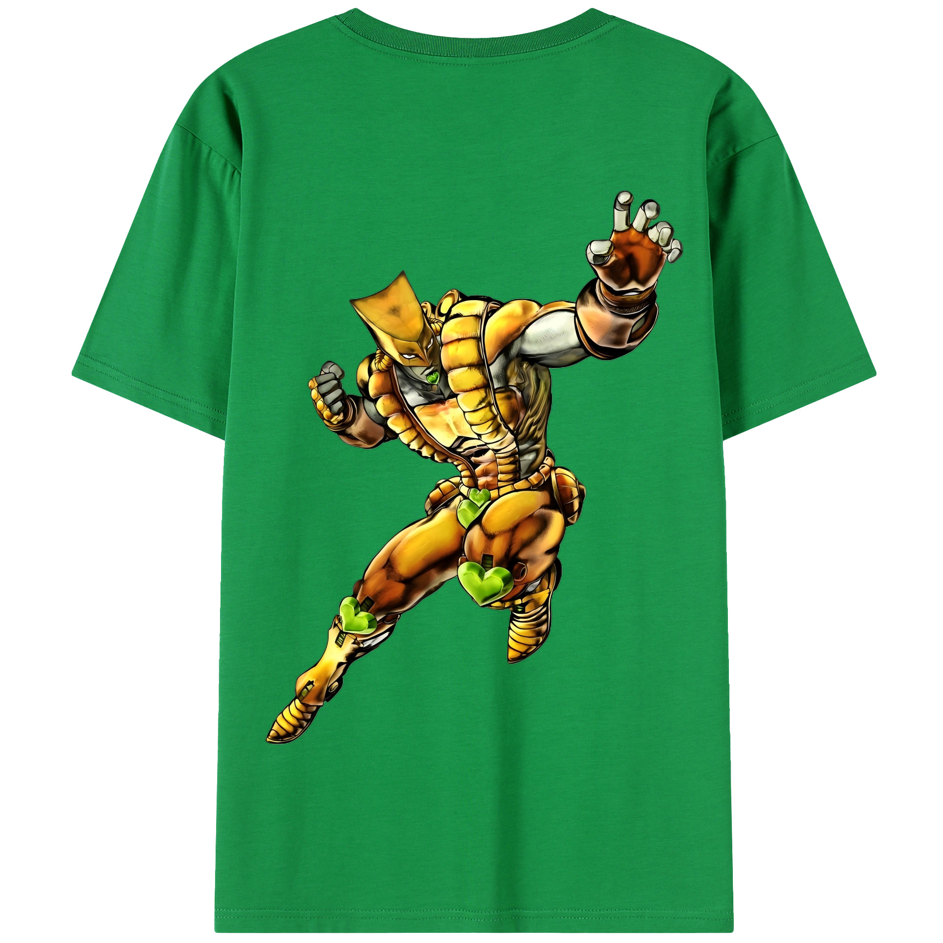 （画像用） ジョジョの奇妙な冒険 ディオ?ブランドー JoJo's Bizarre Adventure Dio Brando 綿100％半袖Tシャツ（背面プリント）