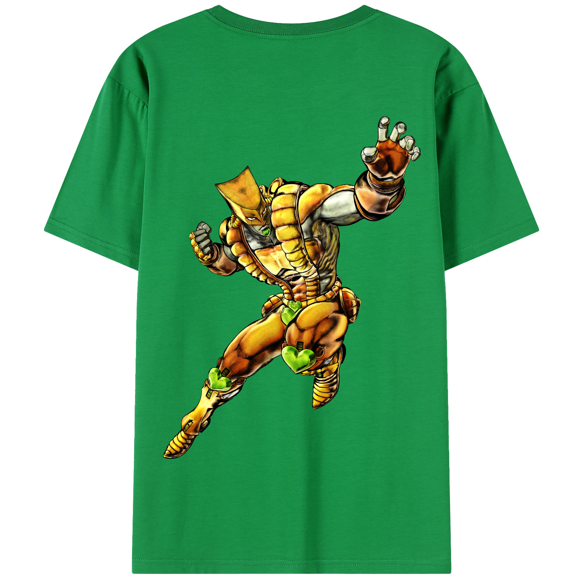 （画像用） ジョジョの奇妙な冒険 ディオ?ブランドー JoJo's Bizarre Adventure Dio Brando 綿100％半袖Tシャツ（背面プリント）