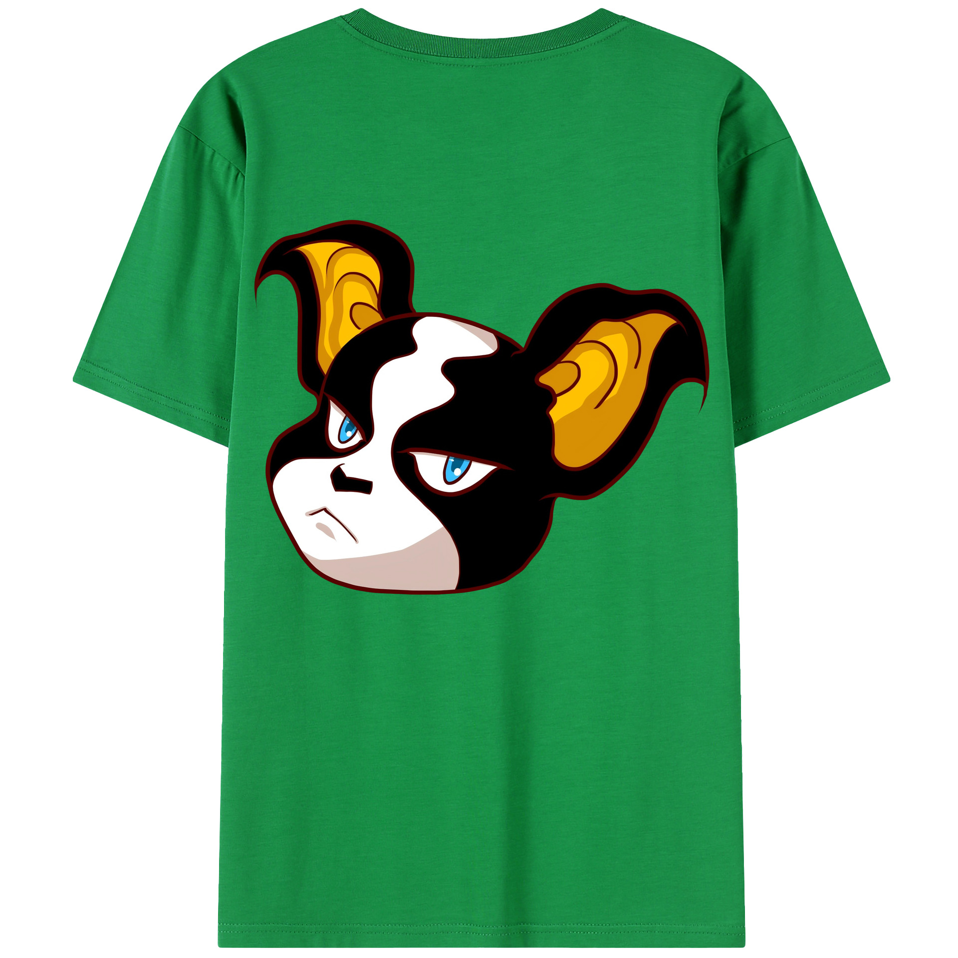 （画像用） ジョジョの奇妙な冒険 イギー JoJo's Bizarre Adventure Iggy 綿100％半袖Tシャツ（背面プリント）