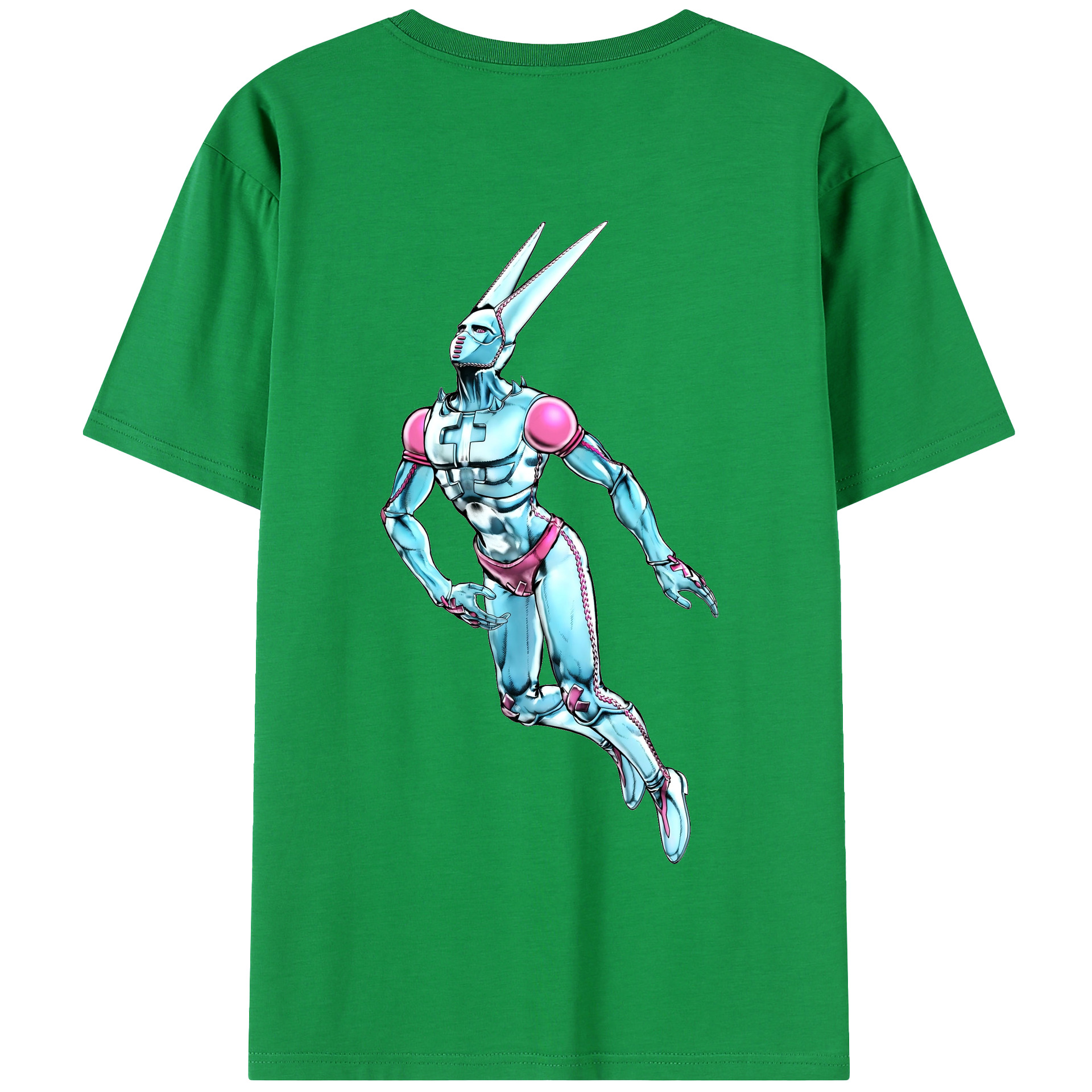 （画像用） ジョジョの奇妙な冒険 JoJo's Bizarre Adventure 綿100％半袖Tシャツ（背面プリント）