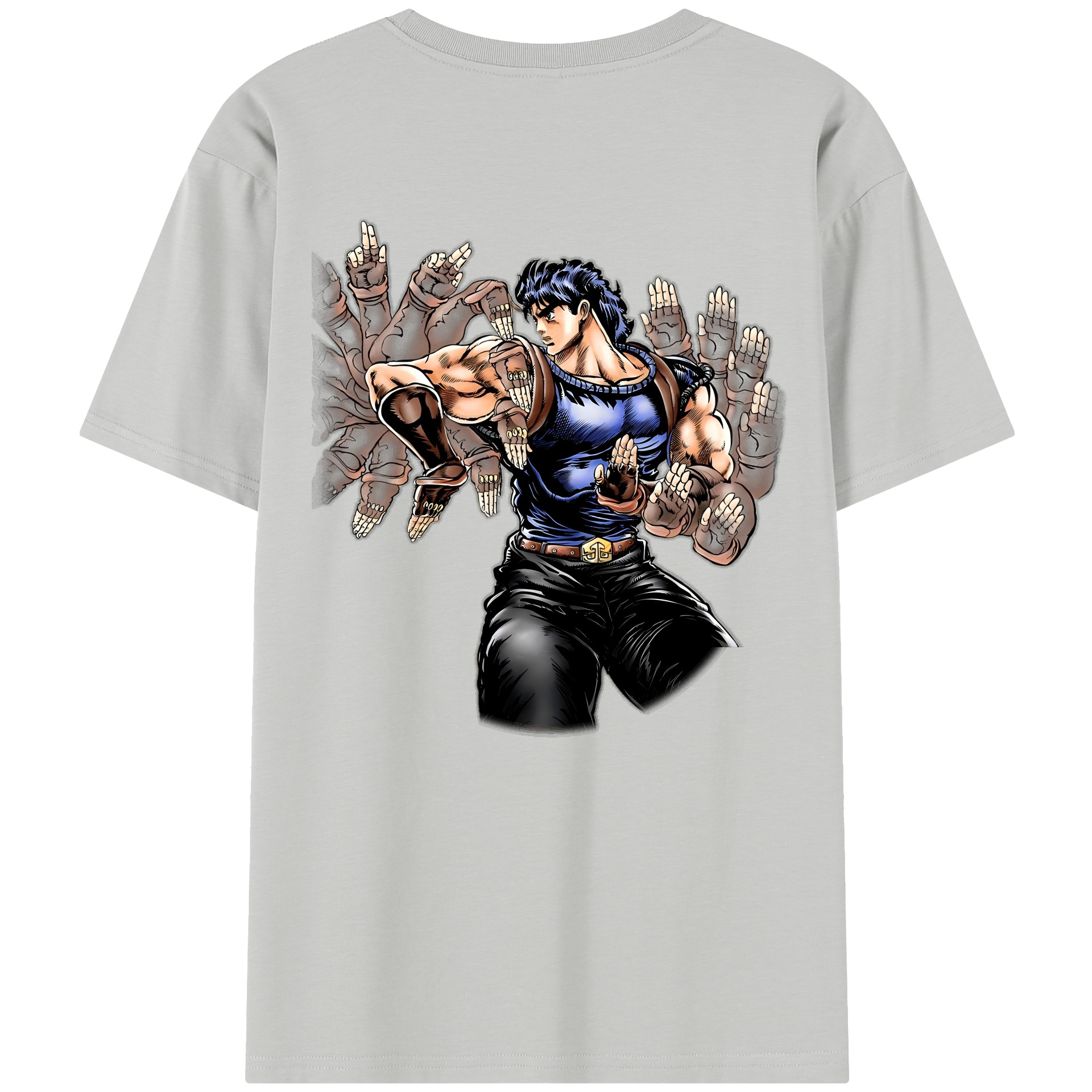 （画像用） ジョジョの奇妙な冒険 /ジョナサン?ジョースター JoJo's Bizarre Adventure Jonathan Joestar 綿100％半袖Tシャツ（背面プリント）
