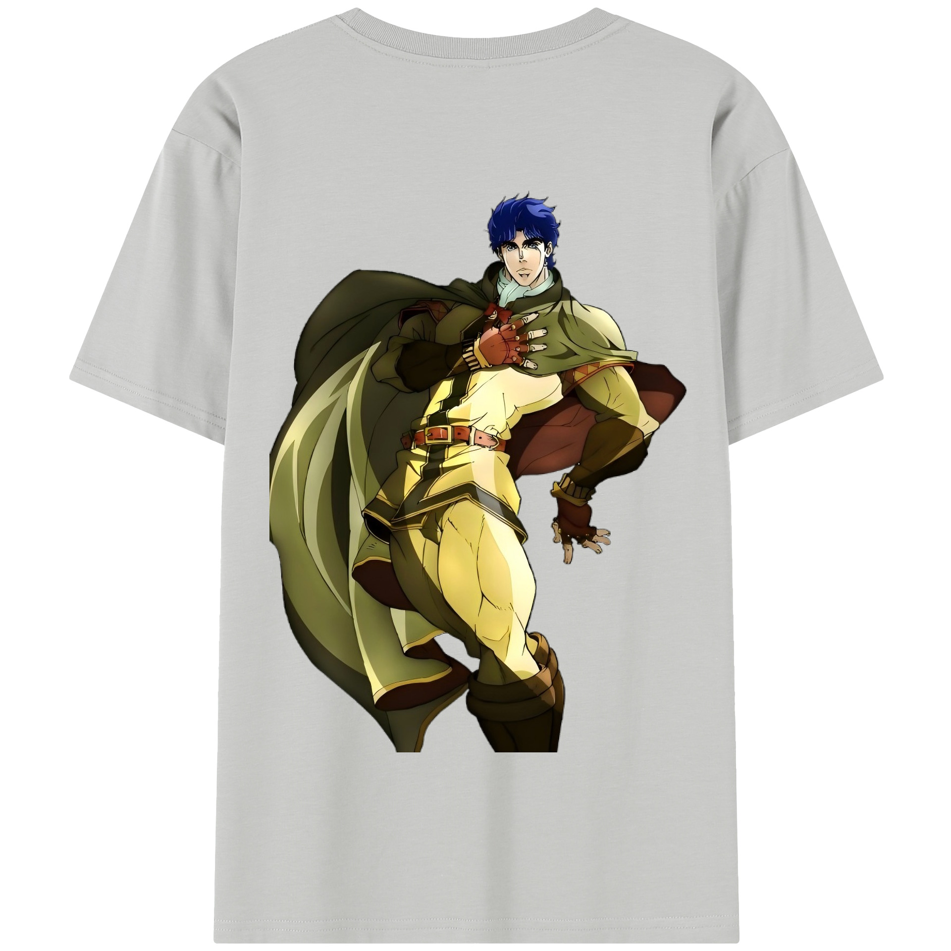 （画像用） ジョジョの奇妙な冒険 /ジョナサン?ジョースター JoJo's Bizarre Adventure Jonathan Joestar 綿100％半袖Tシャツ（背面プリント）