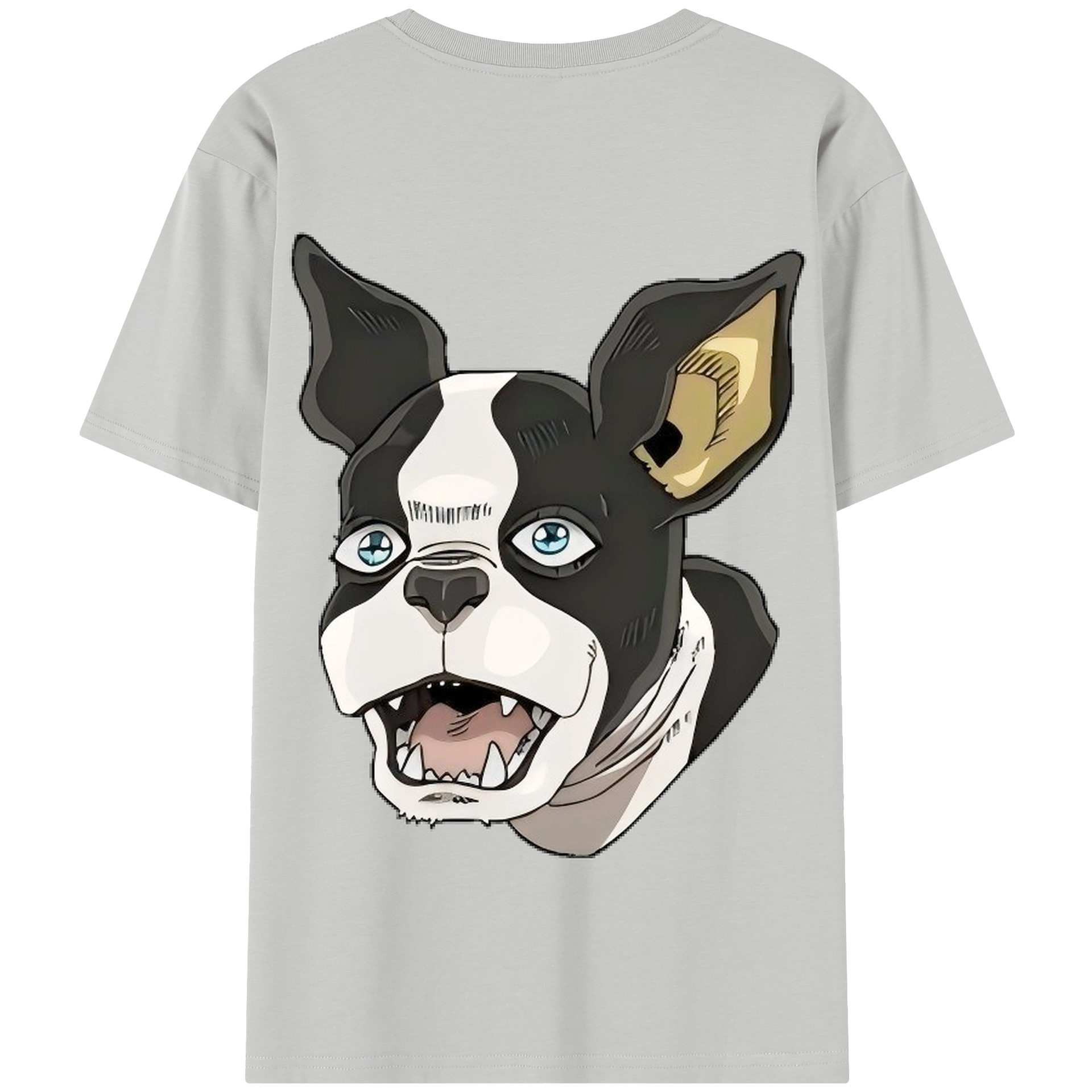 （画像用） ジョジョの奇妙な冒険 イギー JoJo's Bizarre Adventure Iggy 綿100％半袖Tシャツ（背面プリント）