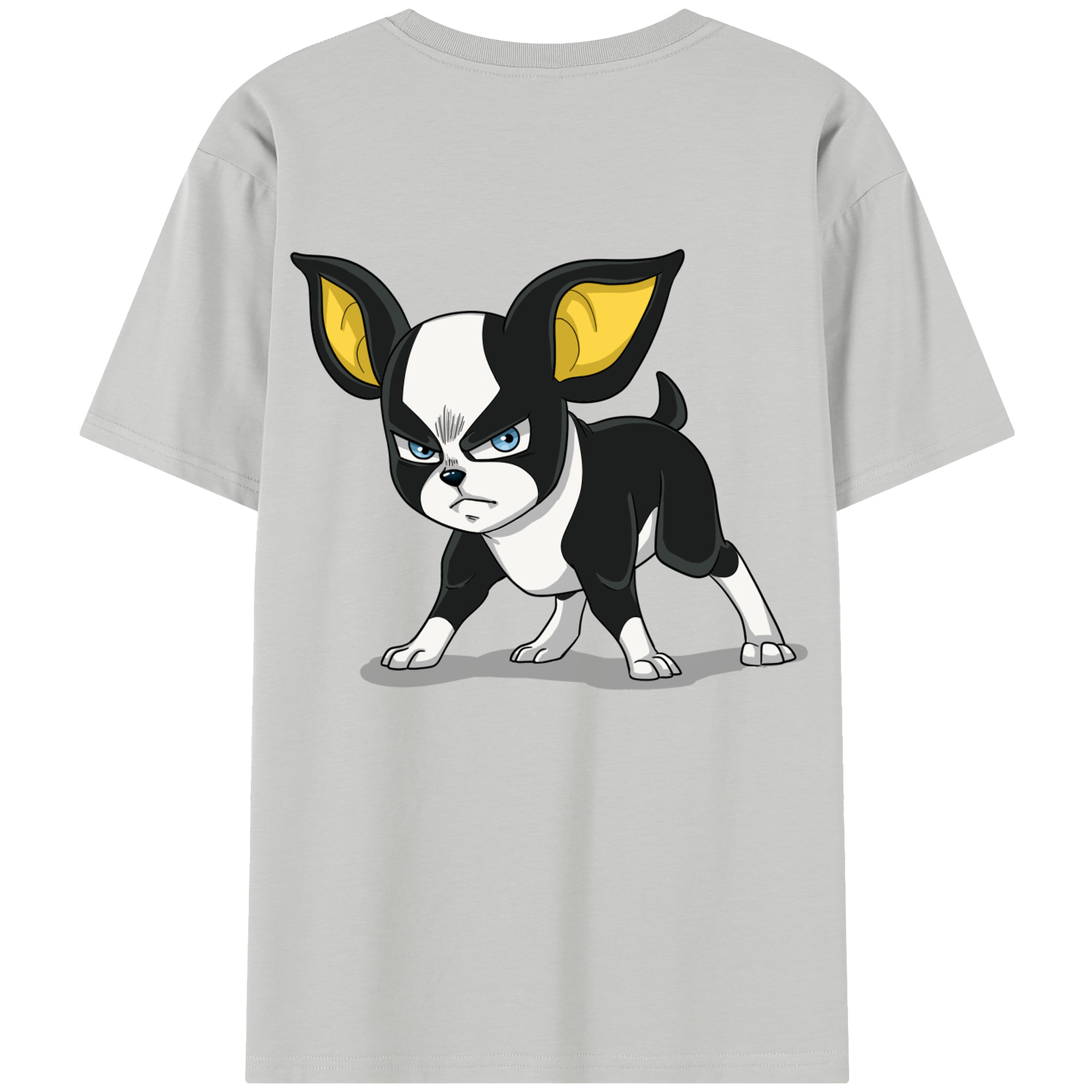 （画像用） ジョジョの奇妙な冒険 イギー JoJo's Bizarre Adventure Iggy 綿100％半袖Tシャツ（背面プリント）