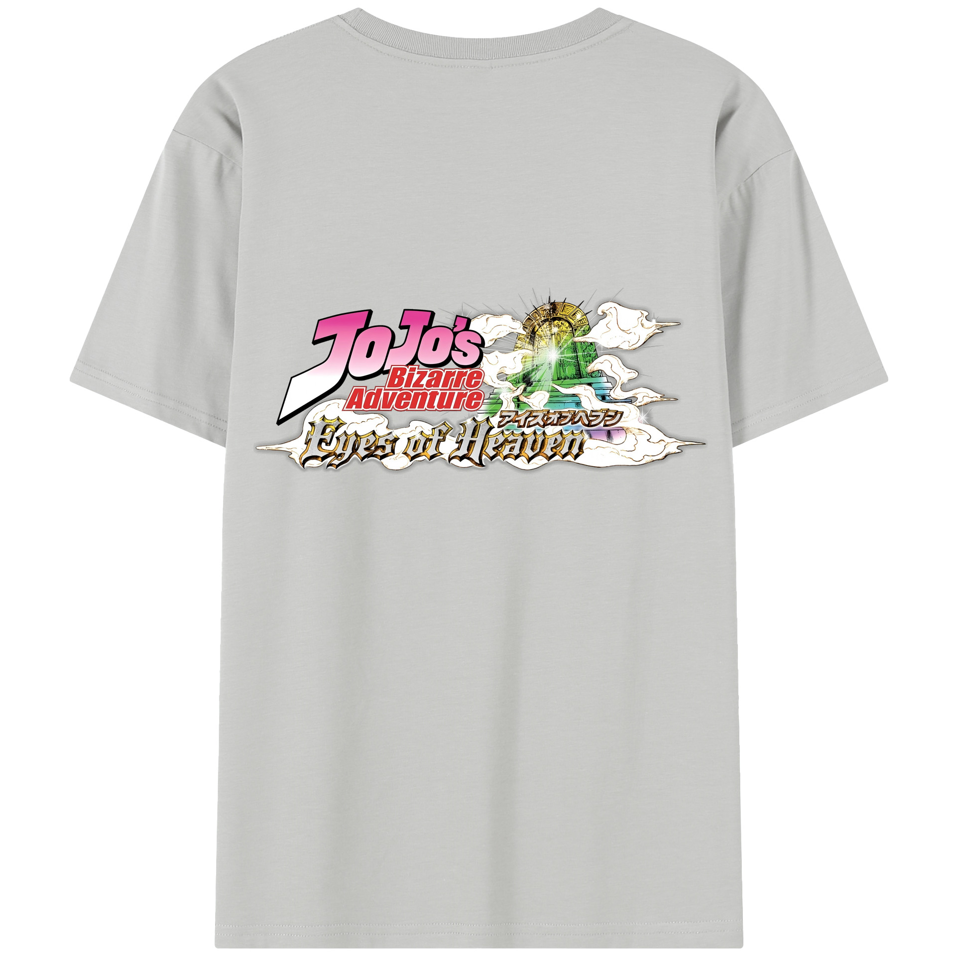 （画像用） ジョジョの奇妙な冒険 JoJo's Bizarre Adventure 綿100％半袖Tシャツ（背面プリント）