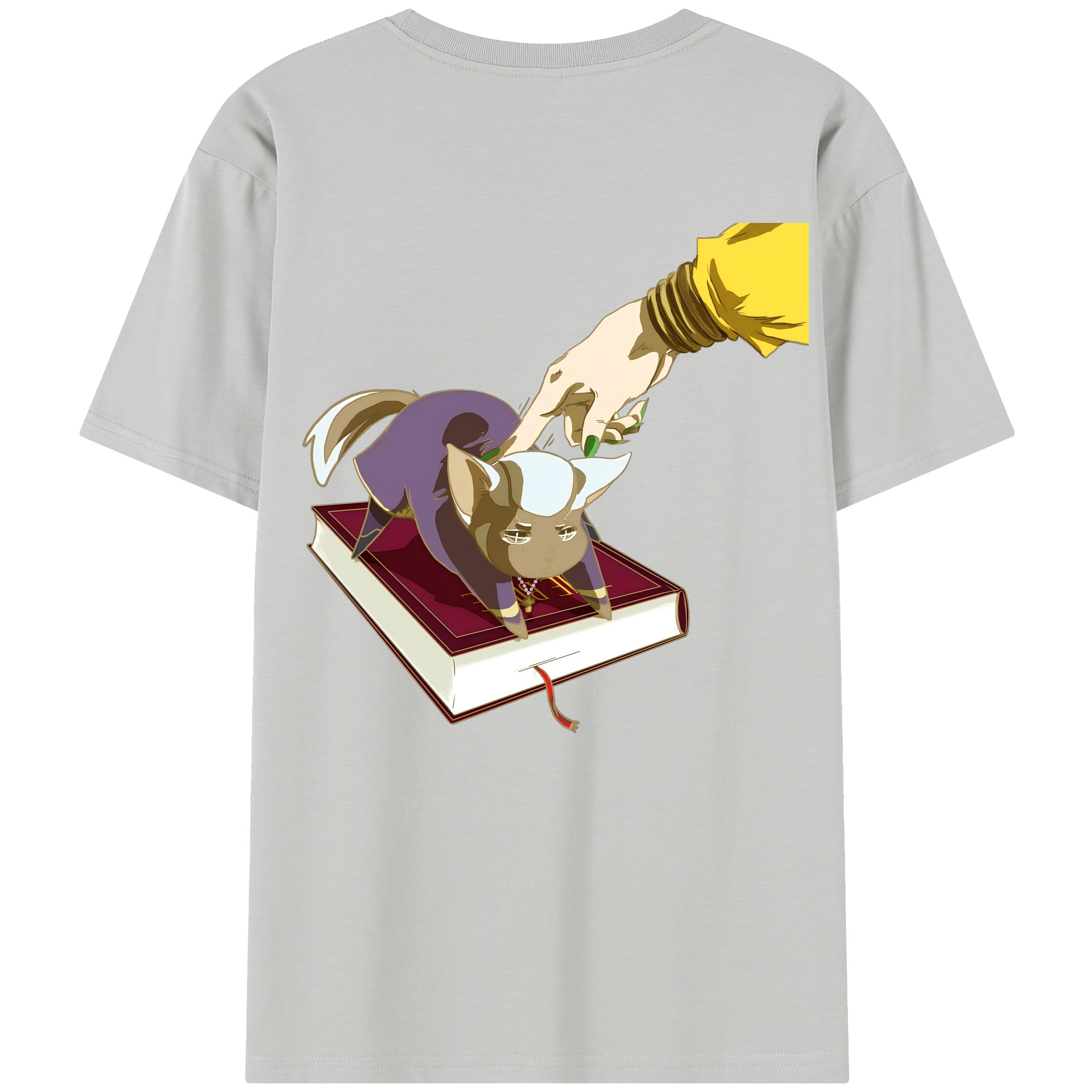 （画像用） ジョジョの奇妙な冒険 JoJo's Bizarre Adventure 綿100％半袖Tシャツ（背面プリント）
