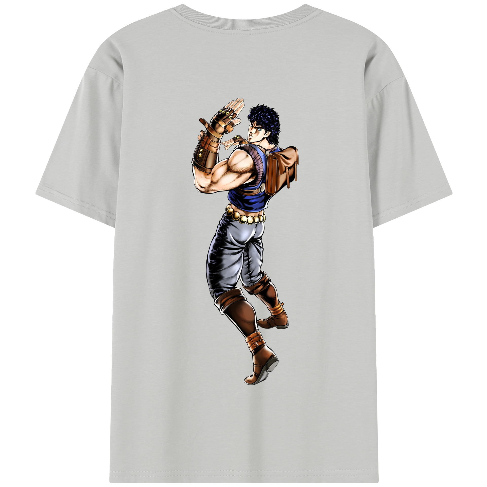（画像用） ジョジョの奇妙な冒険 /ジョナサン?ジョースター JoJo's Bizarre Adventure Jonathan Joestar 綿100％半袖Tシャツ（背面プリント）