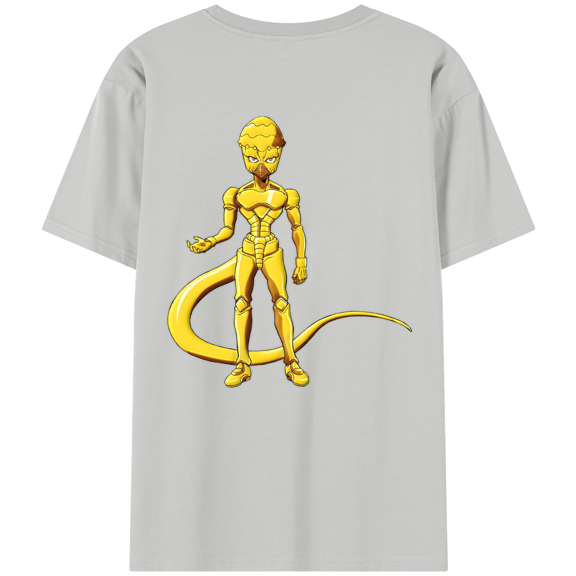 （画像用） ジョジョの奇妙な冒険 おといし あきら JoJo's Bizarre Adventure Akira Otoishi 綿100％半袖Tシャツ（背面プリント）