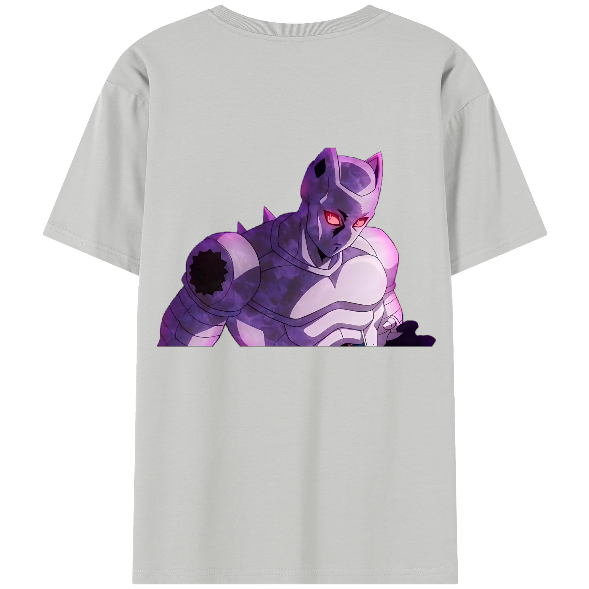 （画像用） ジョジョの奇妙な冒険 きら よしかげ JoJo's Bizarre Adventure Kira Yoshikage 綿100％半袖Tシャツ（背面プリント）